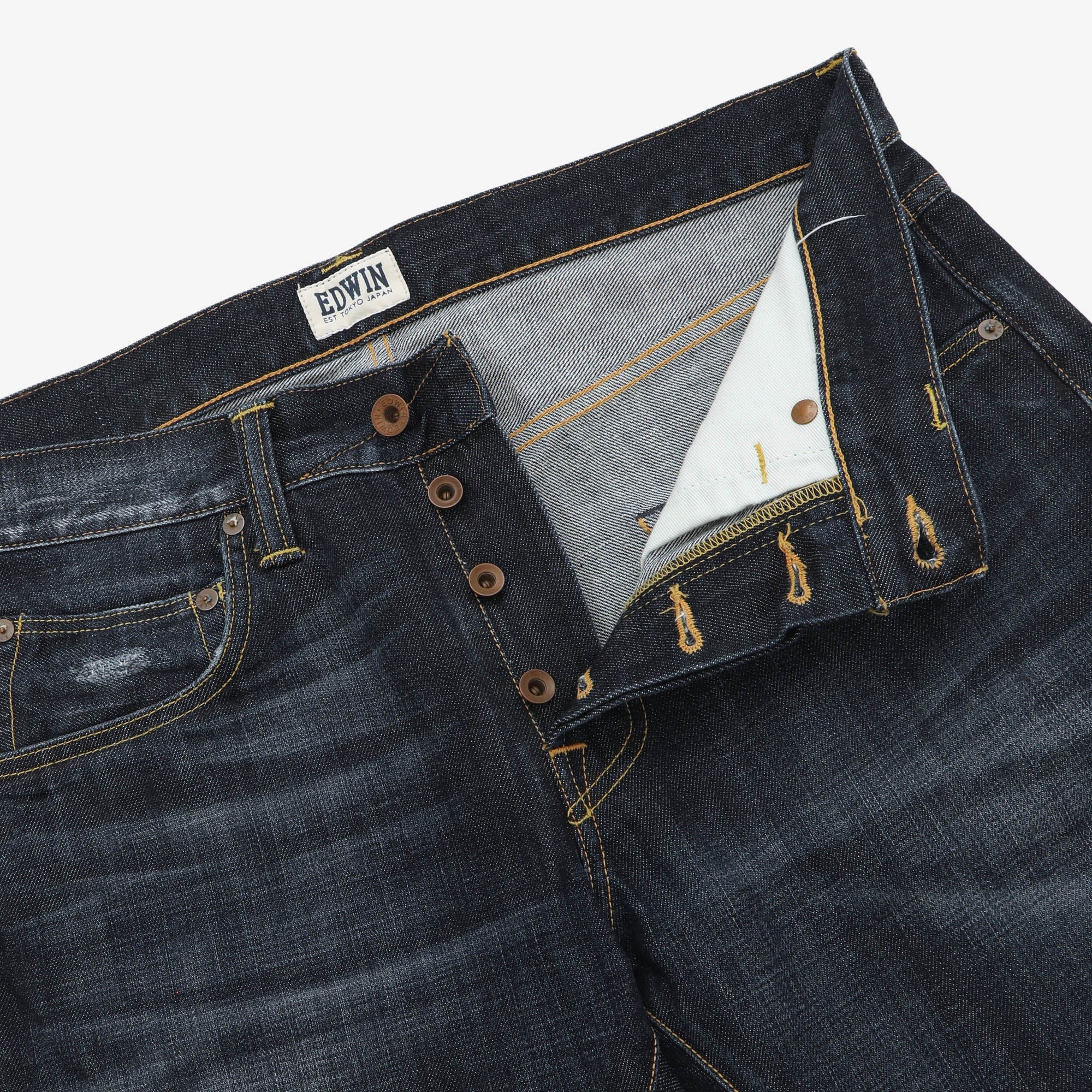 Relaxed Tapered Denim Jeans (35W X 34L)