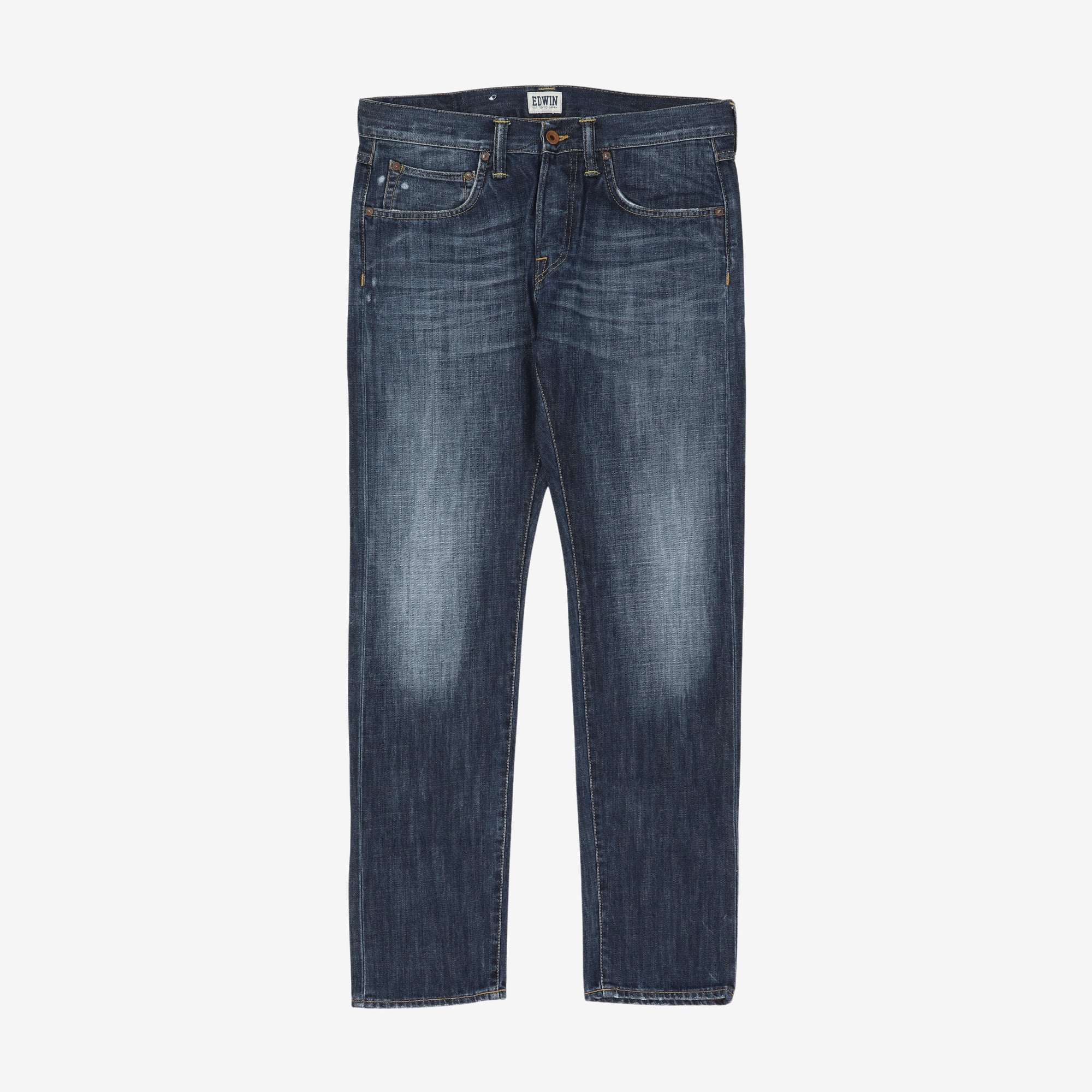 Relaxed Tapered Denim Jeans (34W X 32.5L)