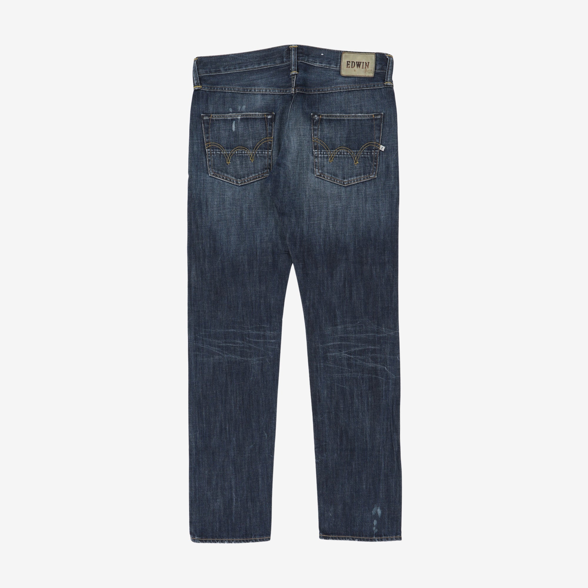 Relaxed Tapered Denim Jeans (34W X 32.5L)