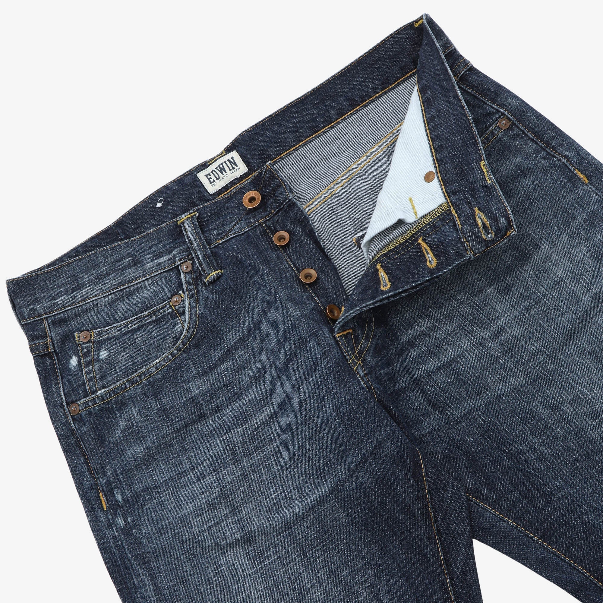 Relaxed Tapered Denim Jeans (34W X 32.5L)