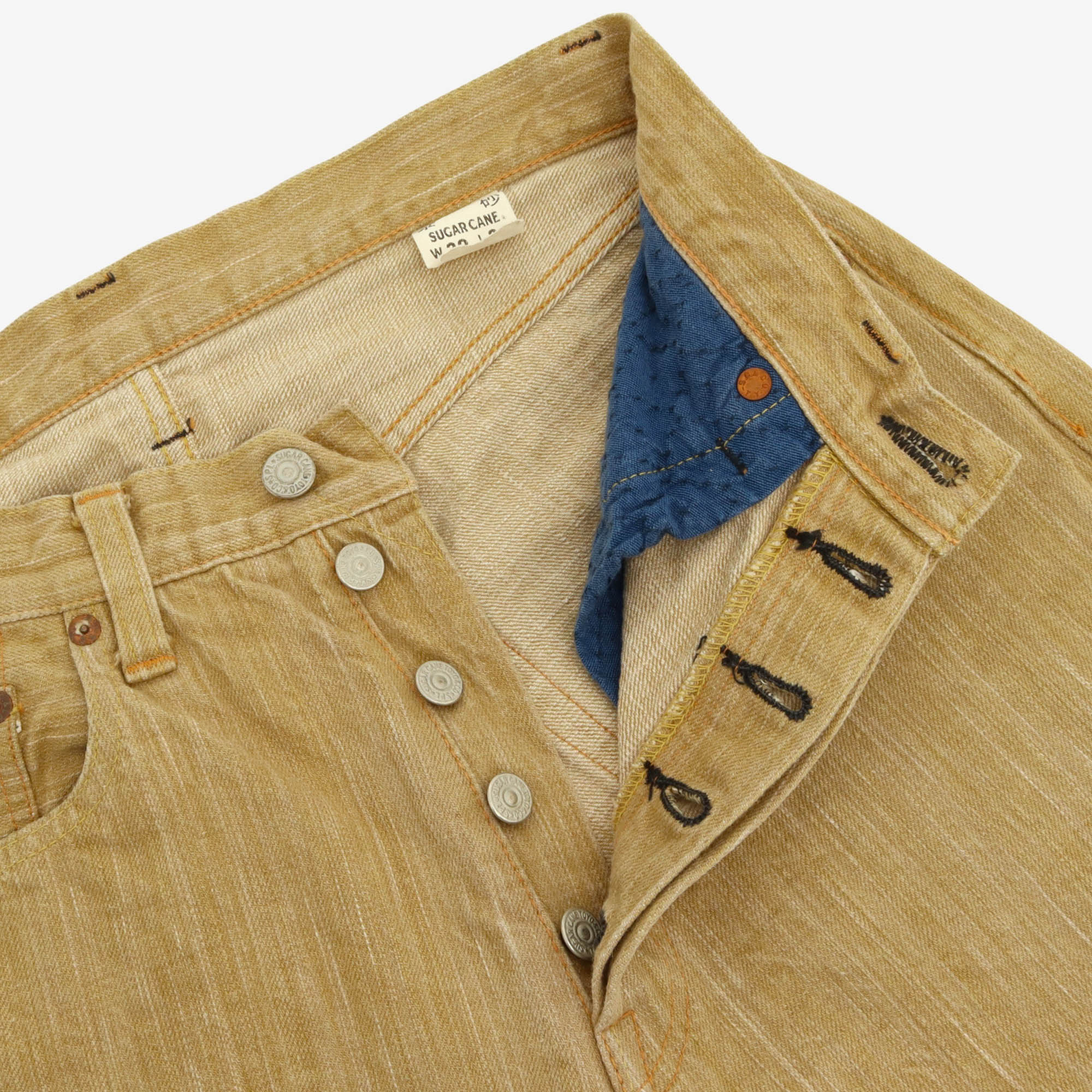 Persimmon Dyed Selvedge Denim (32W X 31L)