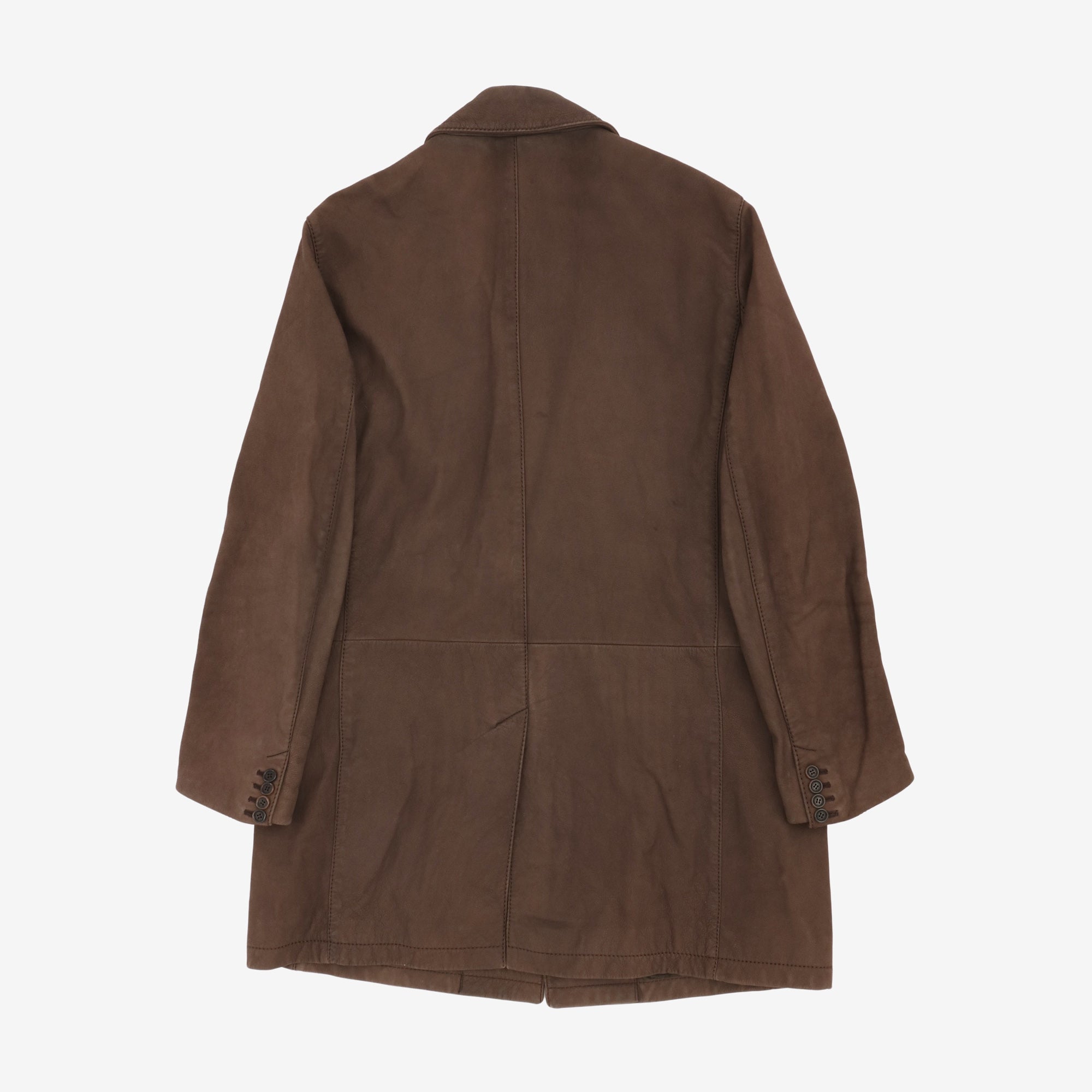 Leather Car Coat