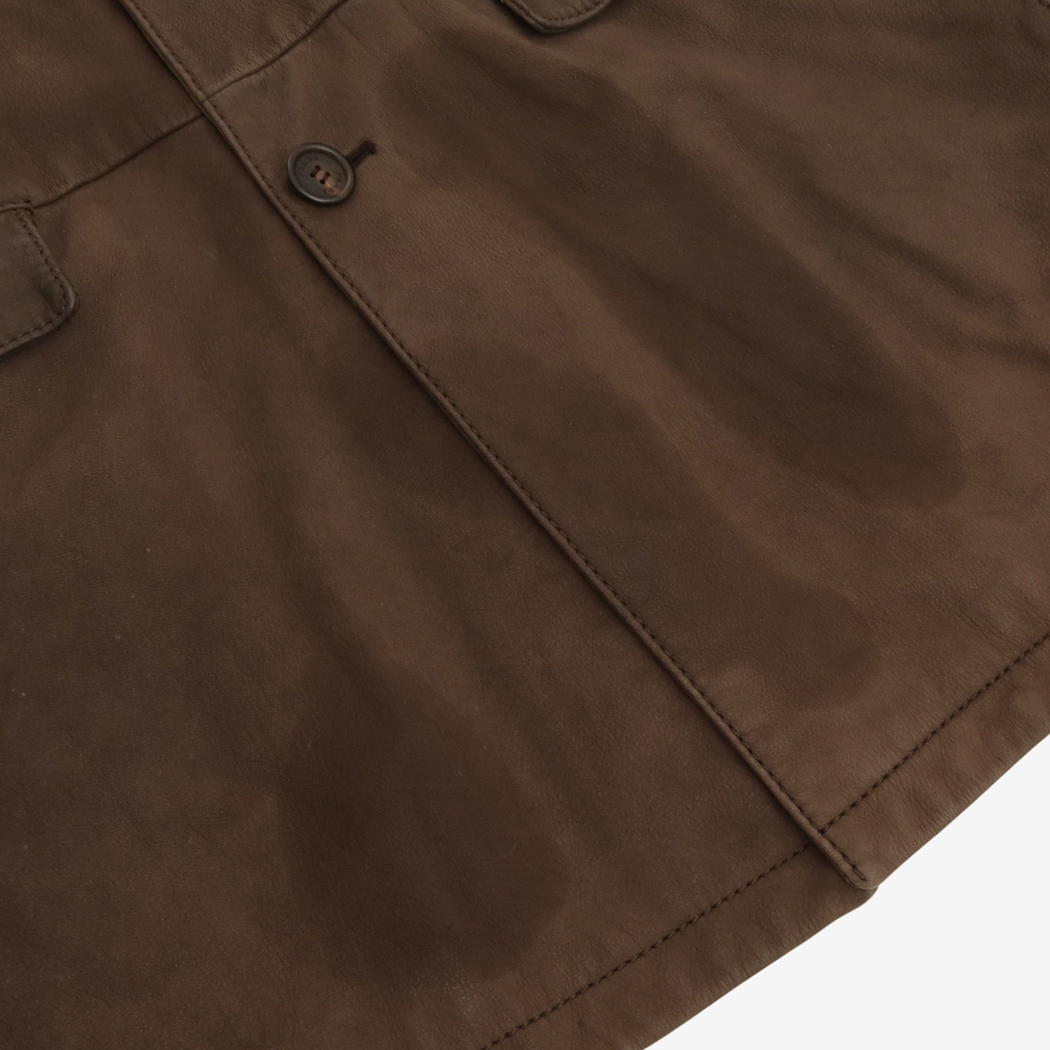 Leather Car Coat
