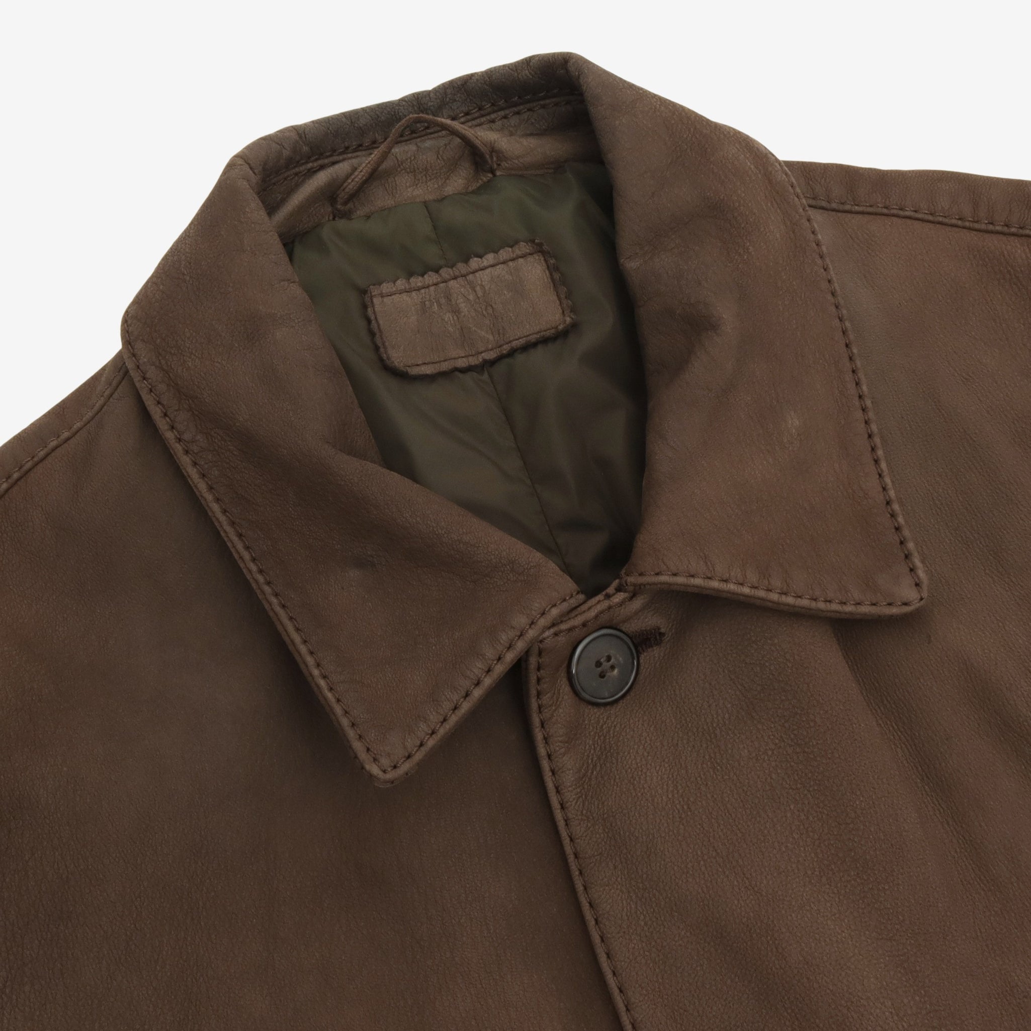 Leather Car Coat