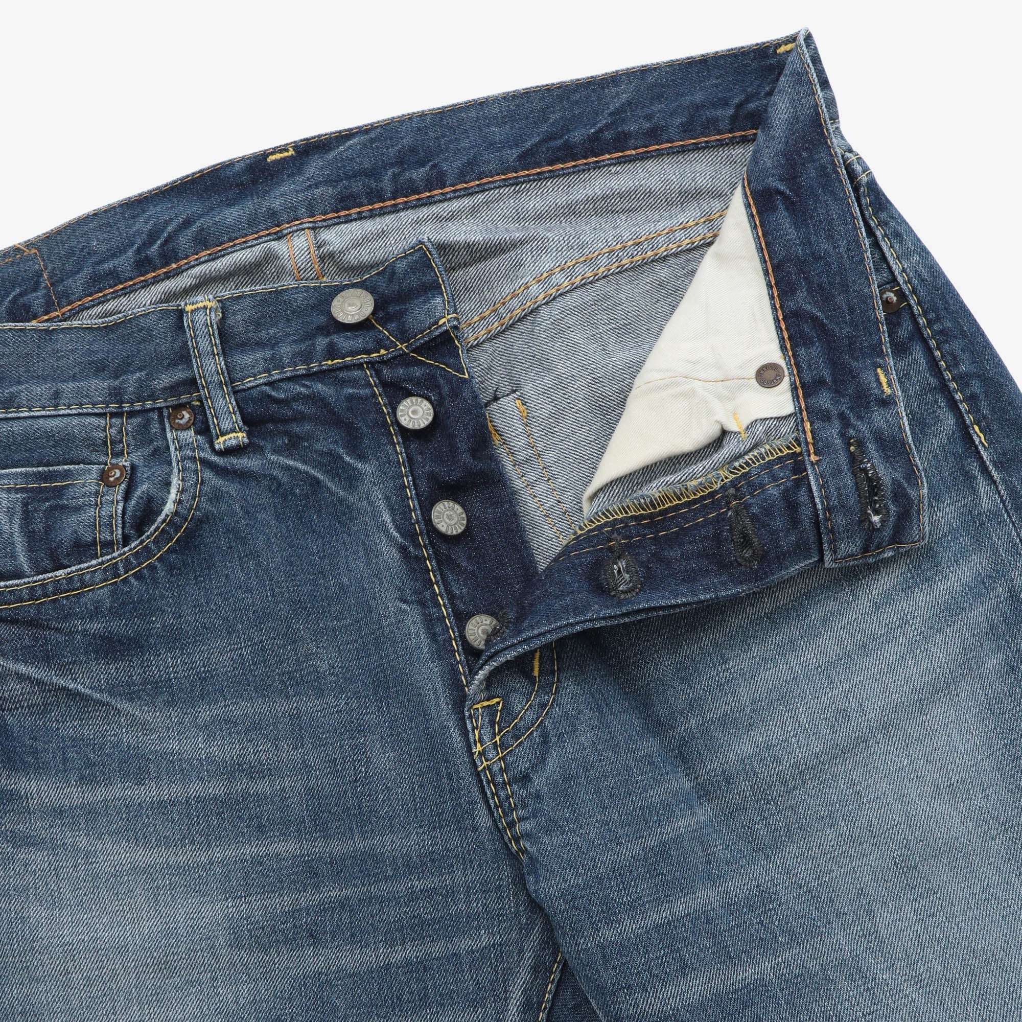 50-073 Slim Straight Selvedge Jeans (32W X 30.5L)