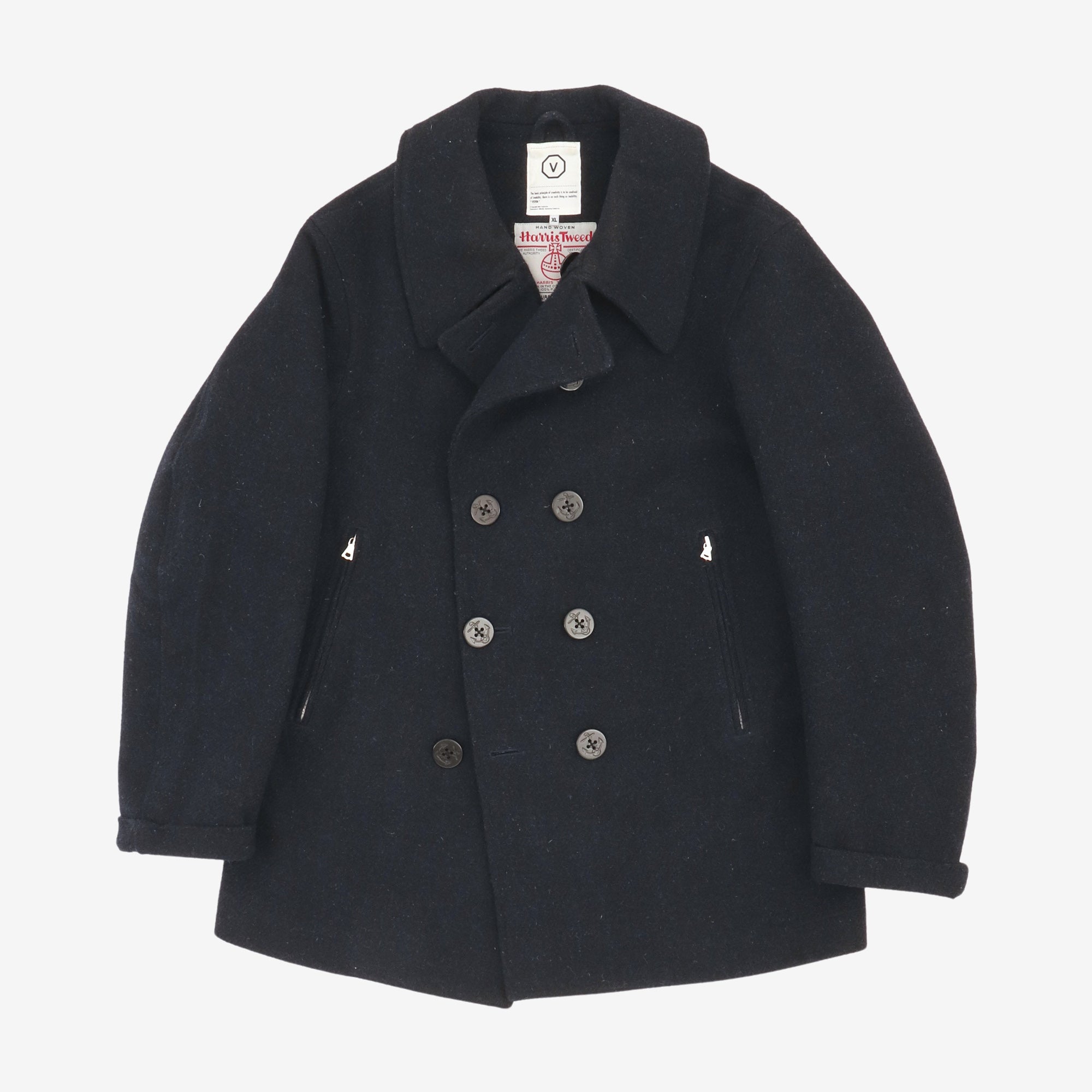 Lieutenant Goretex Harris Tweed Peacoat
