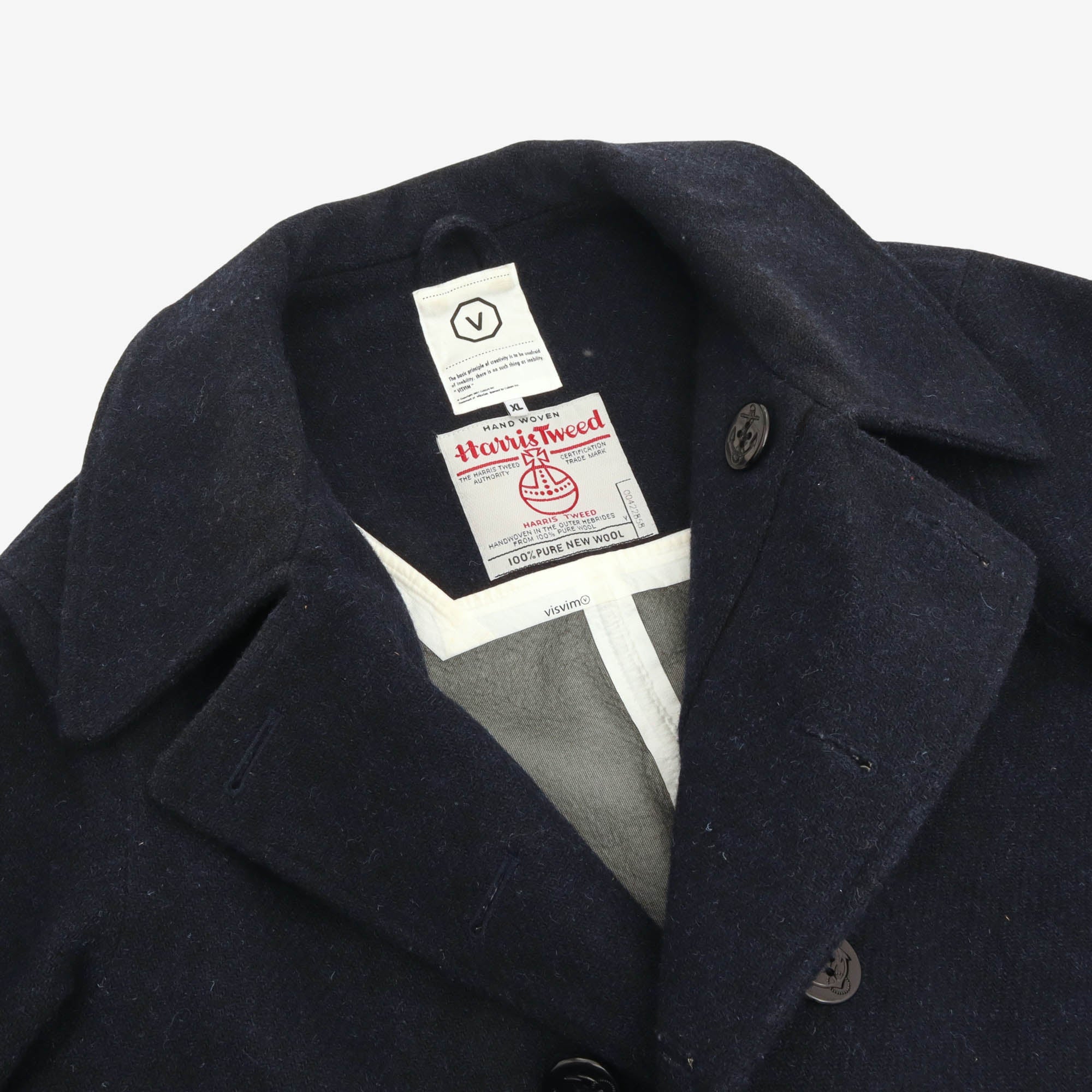 Lieutenant Goretex Harris Tweed Peacoat