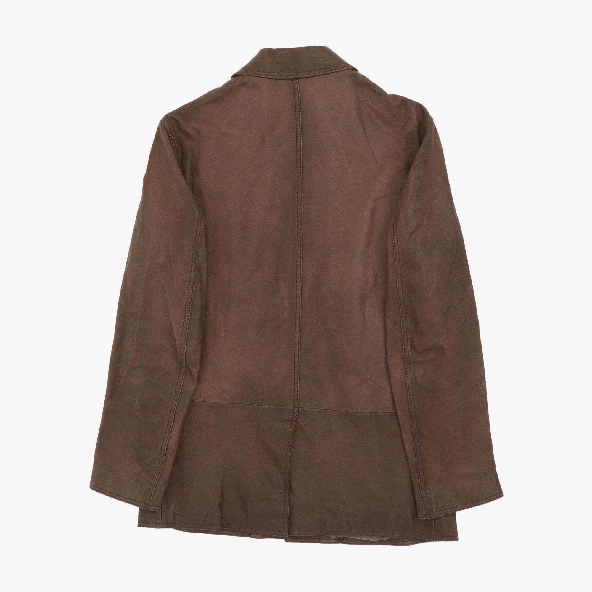 Vintage Leather Chore Jacket