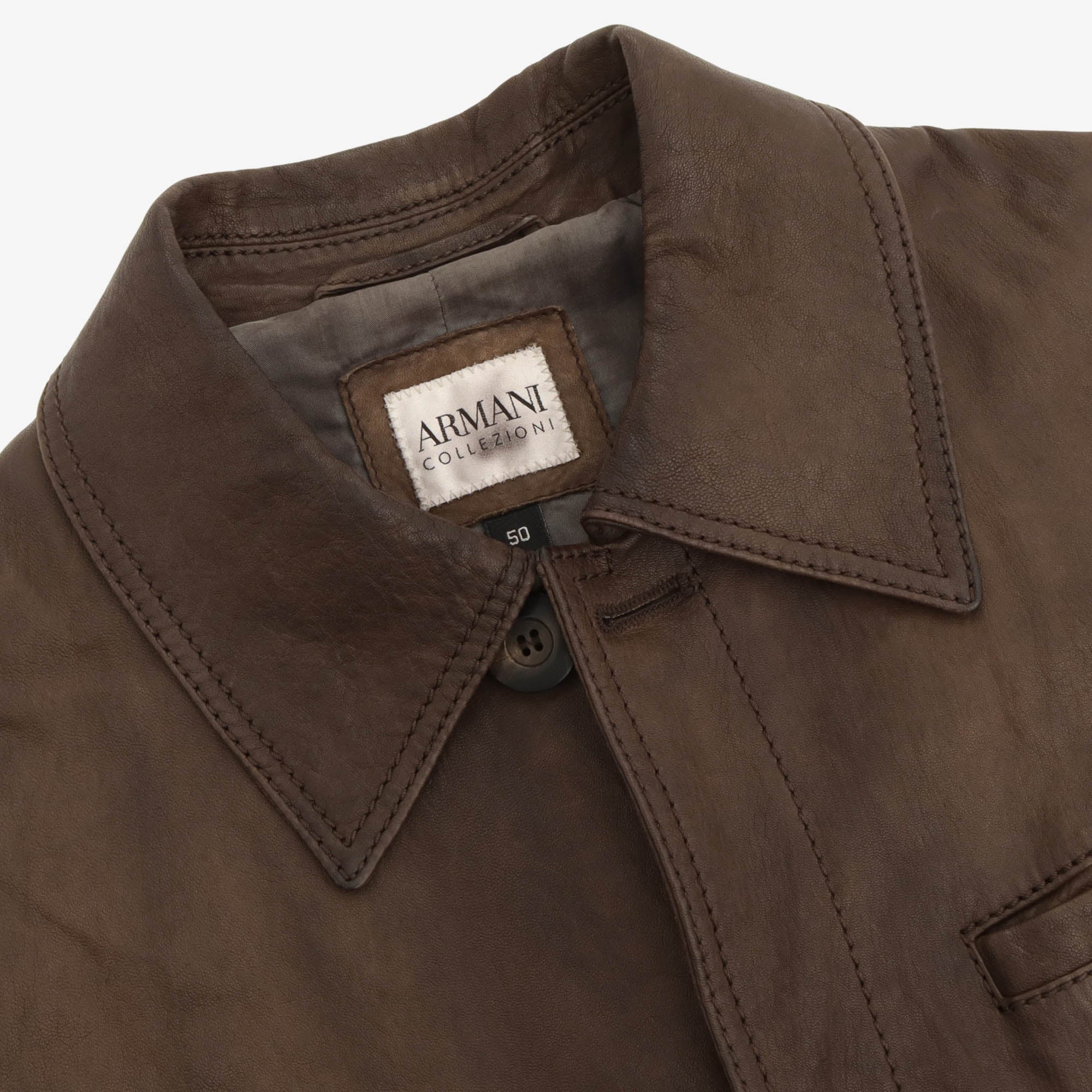 Vintage Leather Chore Jacket