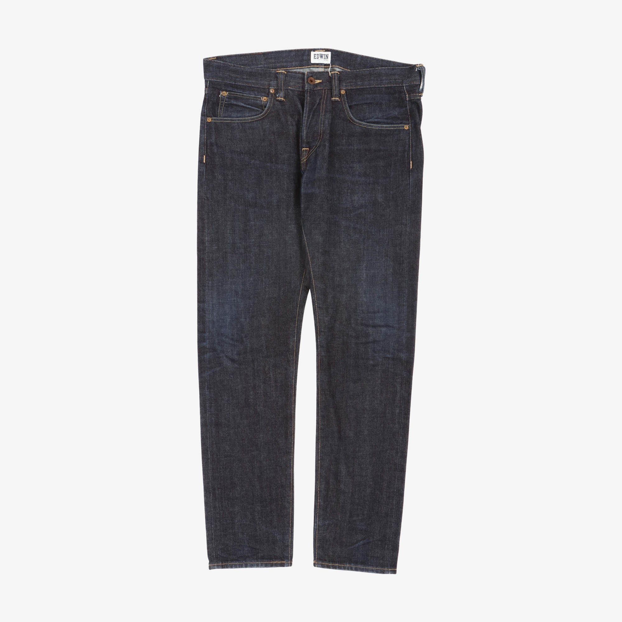 ED-55 Relaxed Tapered Selvedge Jeans (36W X 33L)