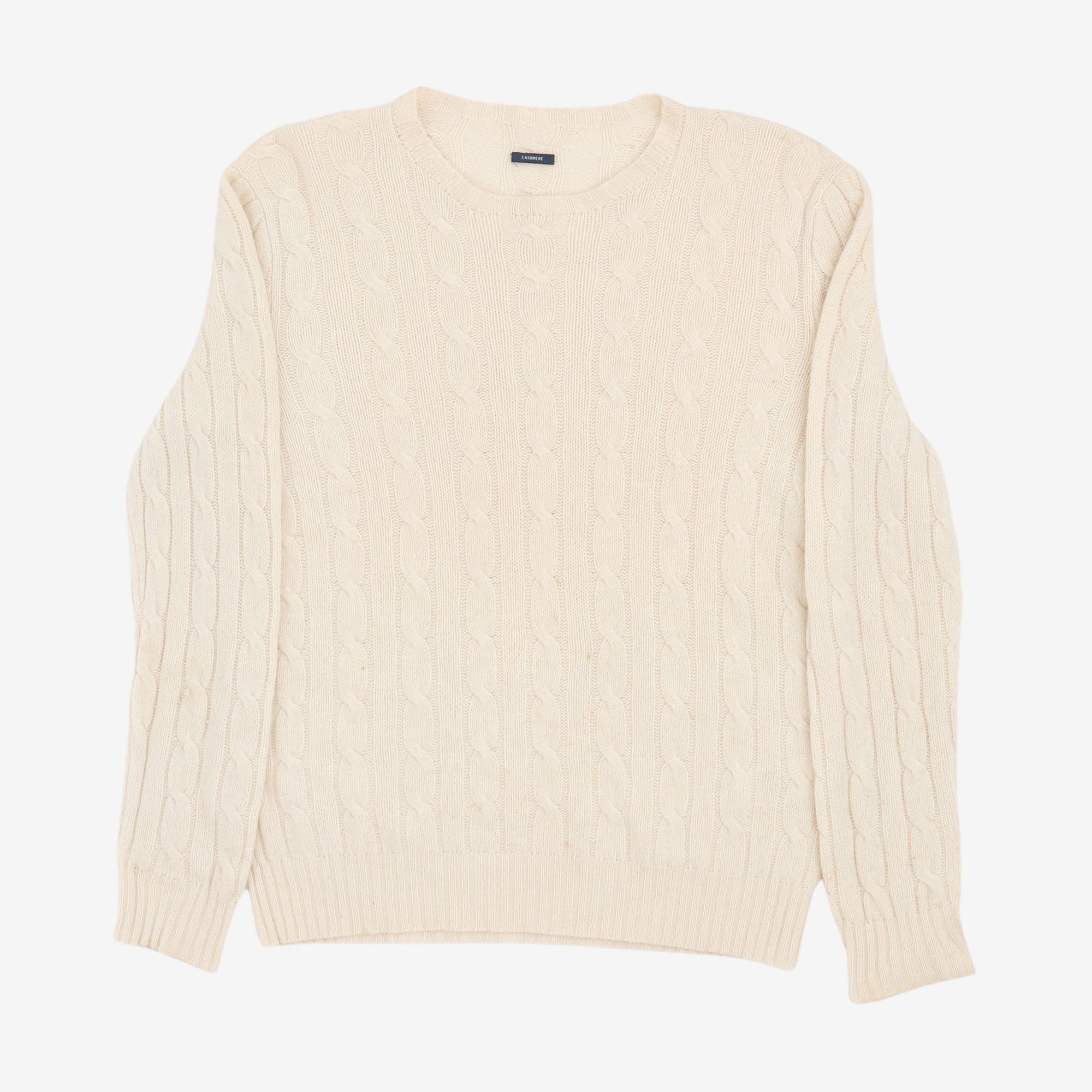 Cable Knit Cashmere Sweater