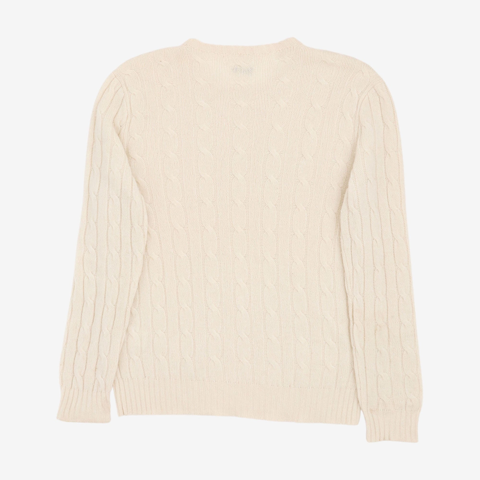 Cable Knit Cashmere Sweater
