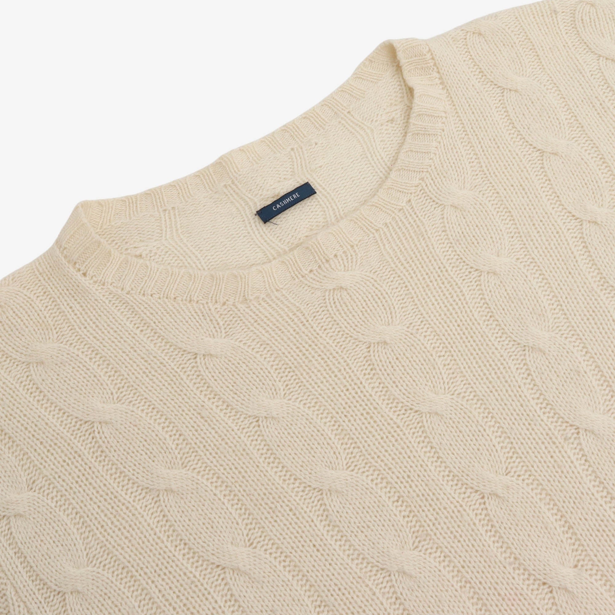 Cable Knit Cashmere Sweater