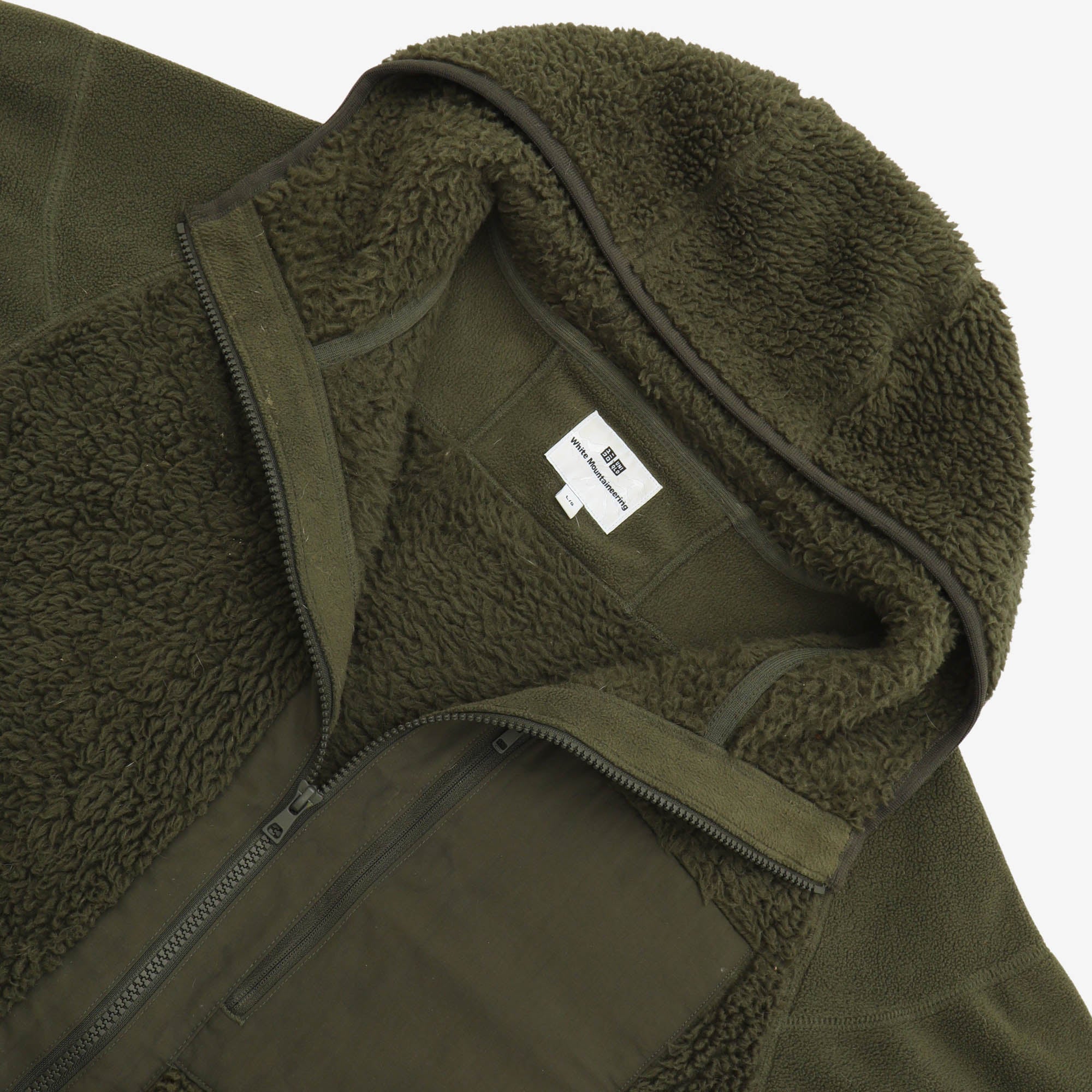 Fleece Full Zip Hoodie (White Mountaineering)