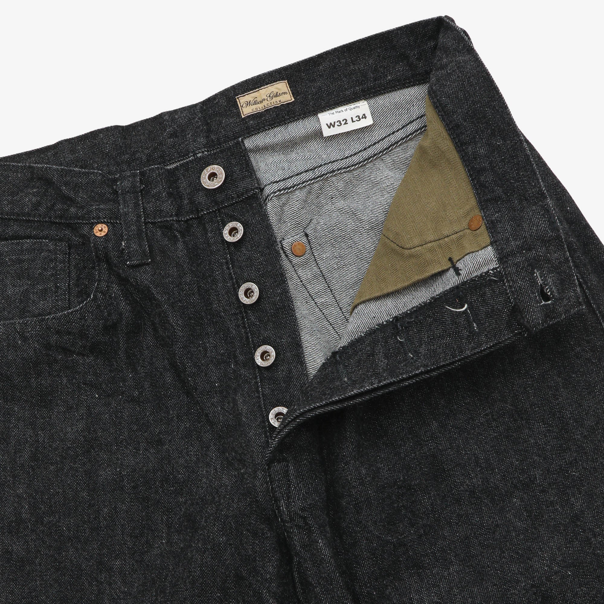 William Gibson Denim Waist Overalls (30W X 33L)