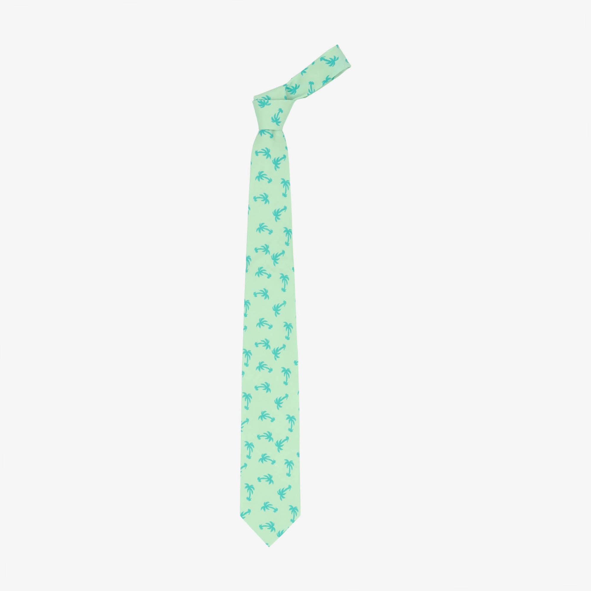 Palm Tree Silk Tie