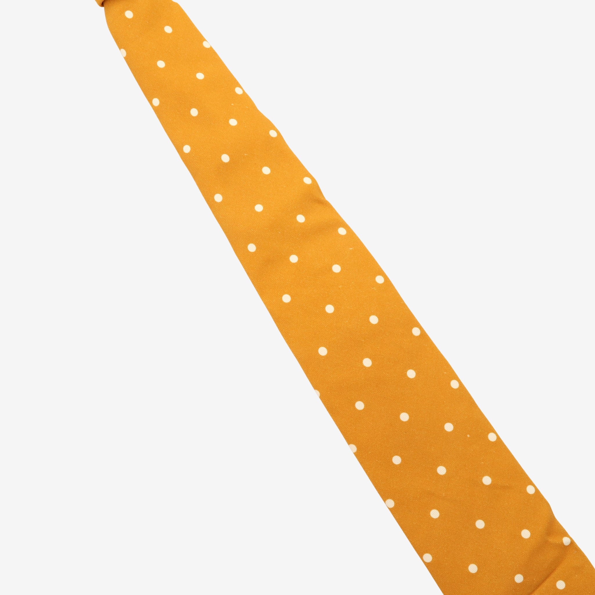 Polka Dot Linen Blend Tie