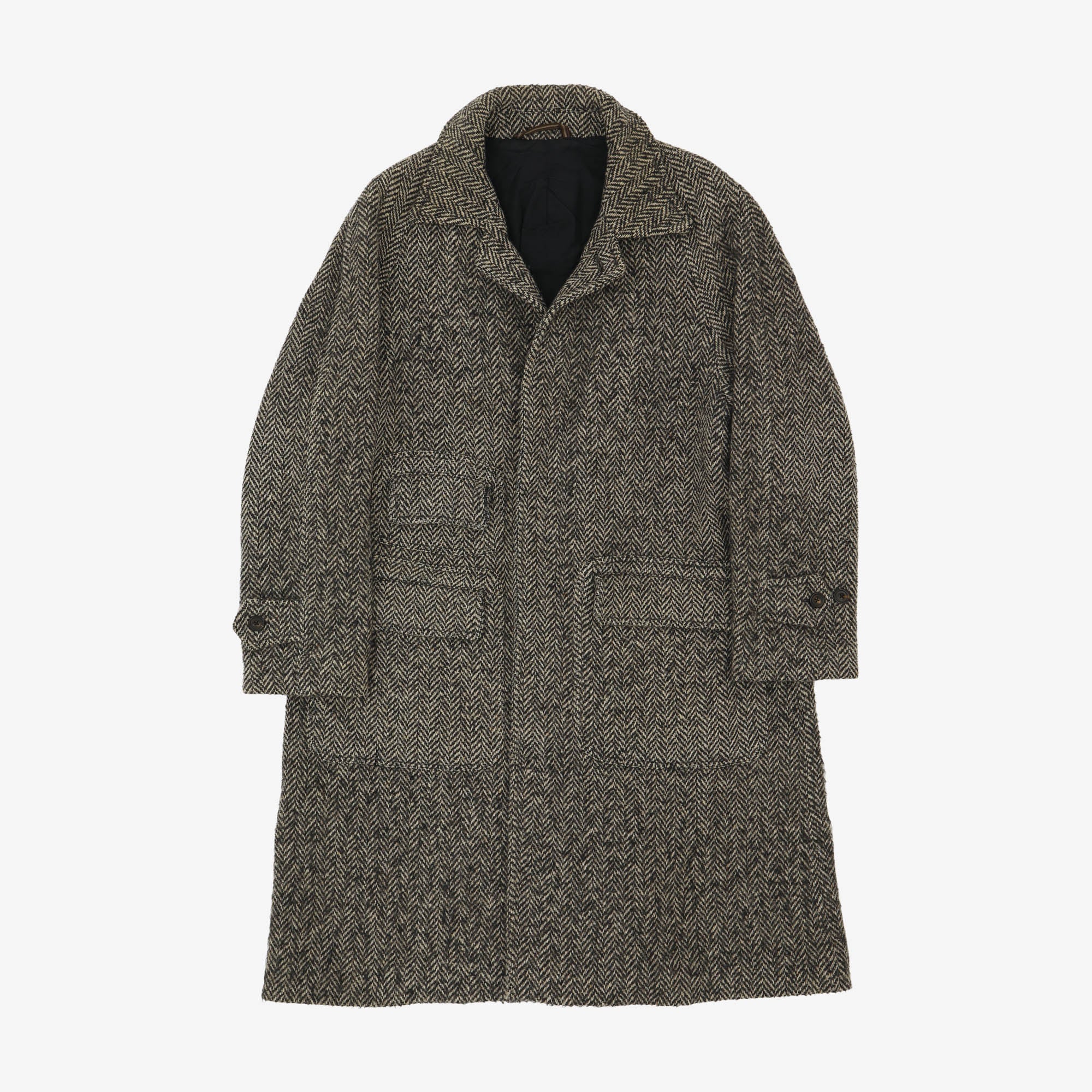 Herringbone Raglan Coat