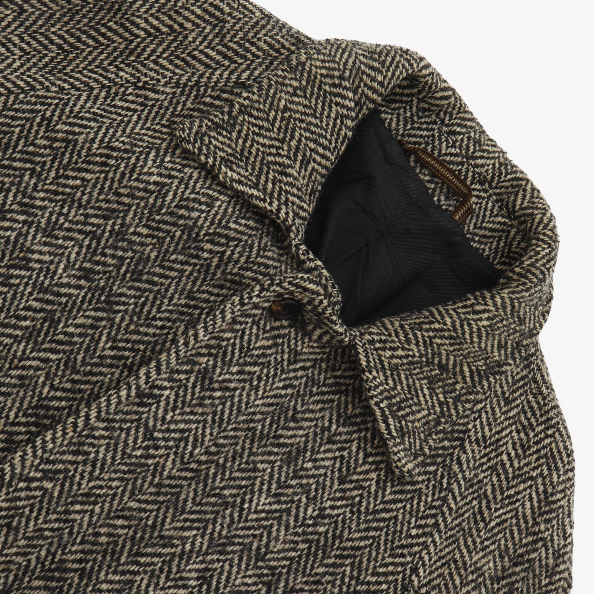 Herringbone Raglan Coat