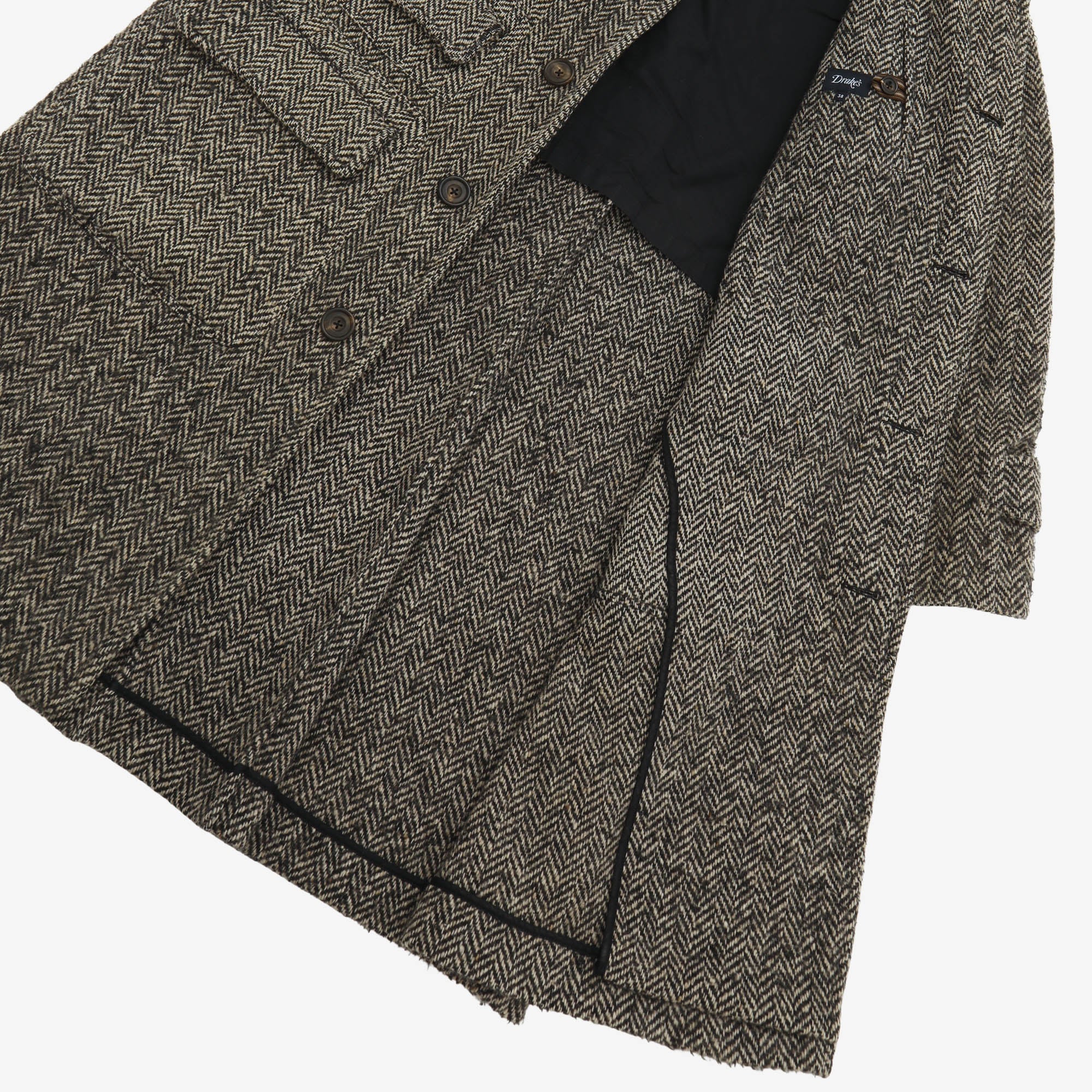 Herringbone Raglan Coat