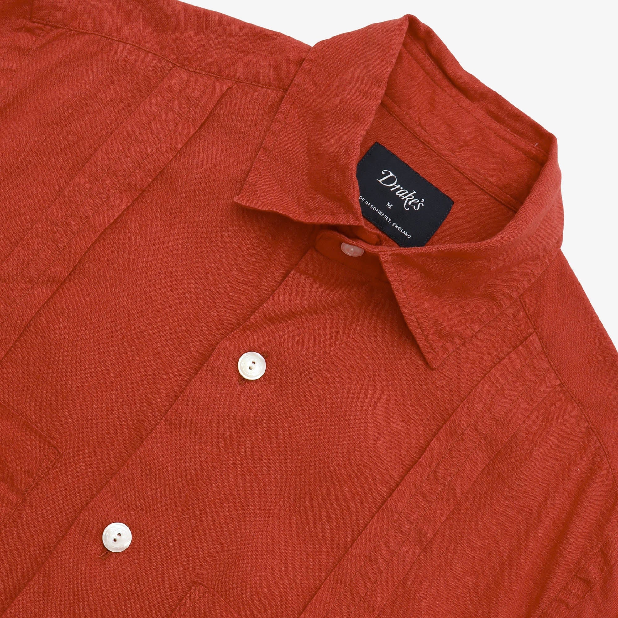 Linen Twill Cuban Shirt
