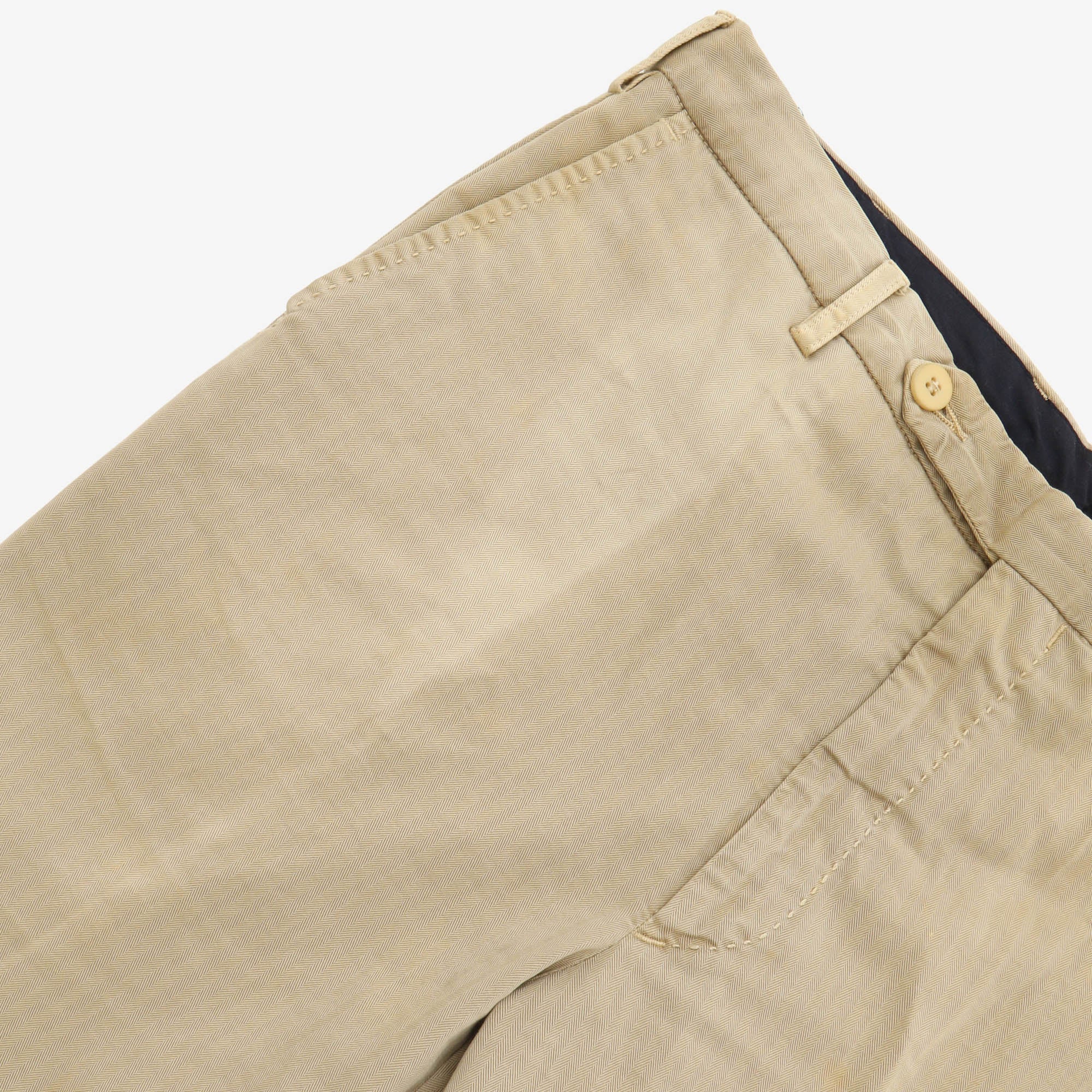 Herringbone Flat Front Trouser (33W X 30L)