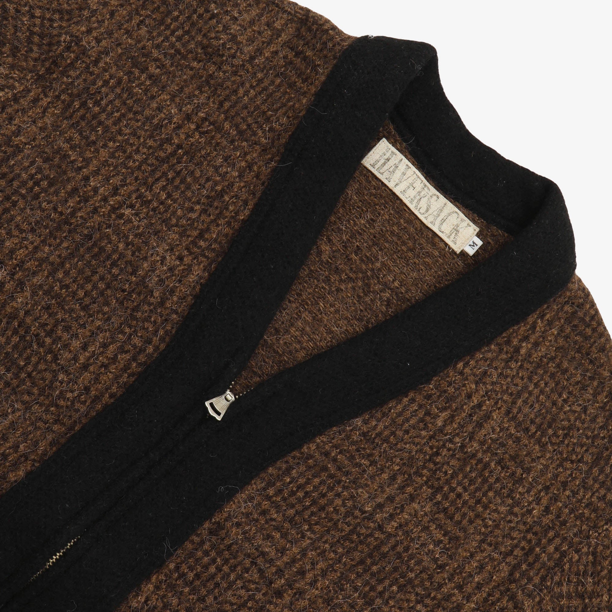 Tweed Knit Zip Cardigan