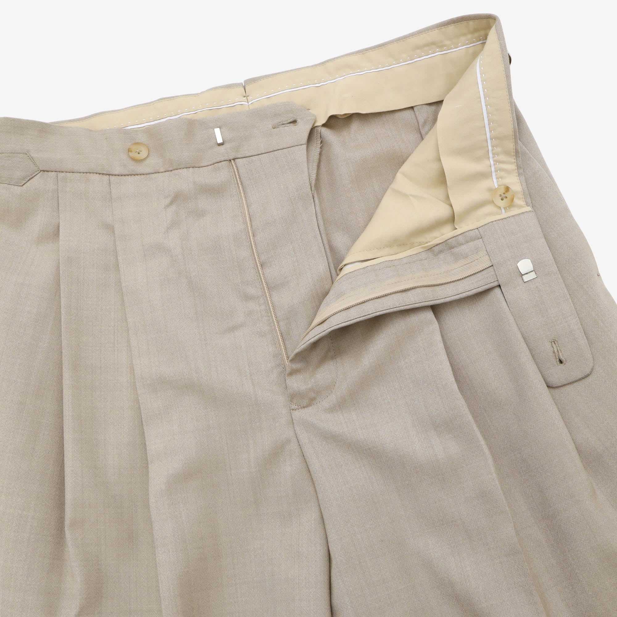 Double Pleated Tailored Trousers (31W X 30L)