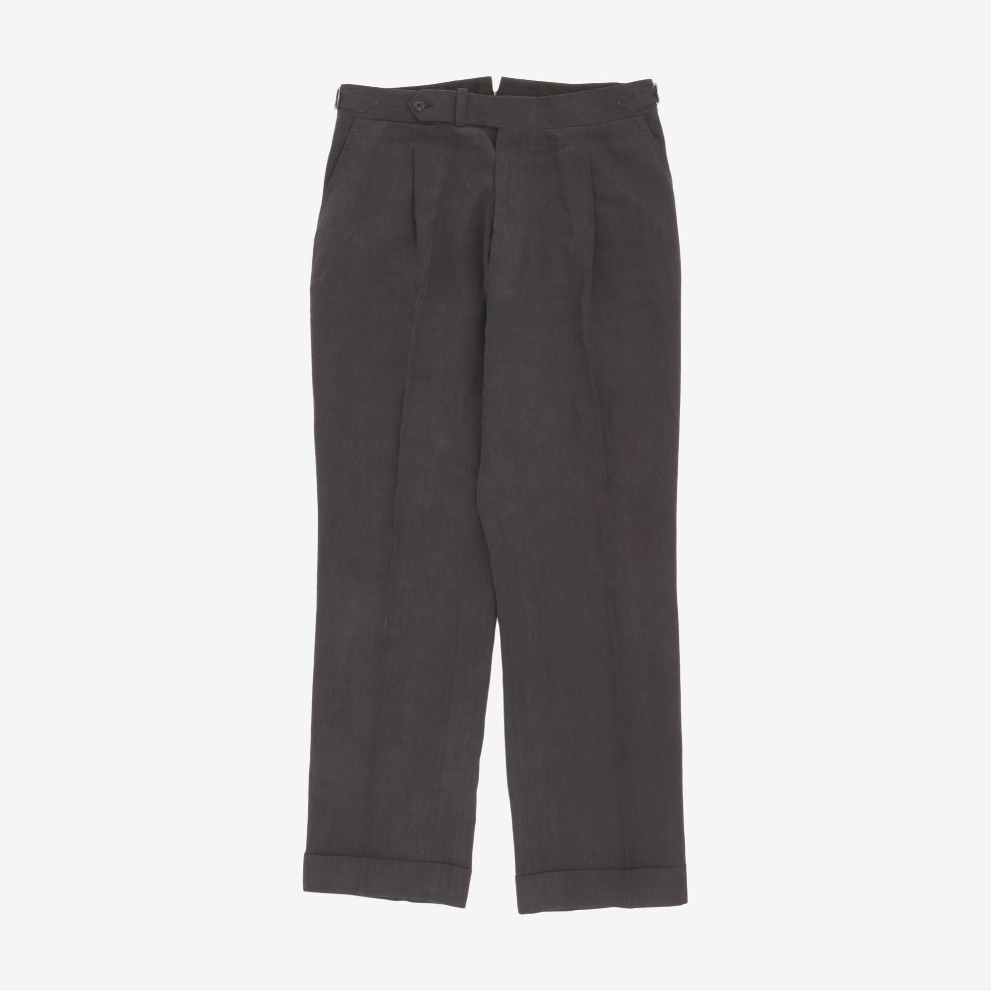 MTM Linen Pleated Trousers (32W X 31L)