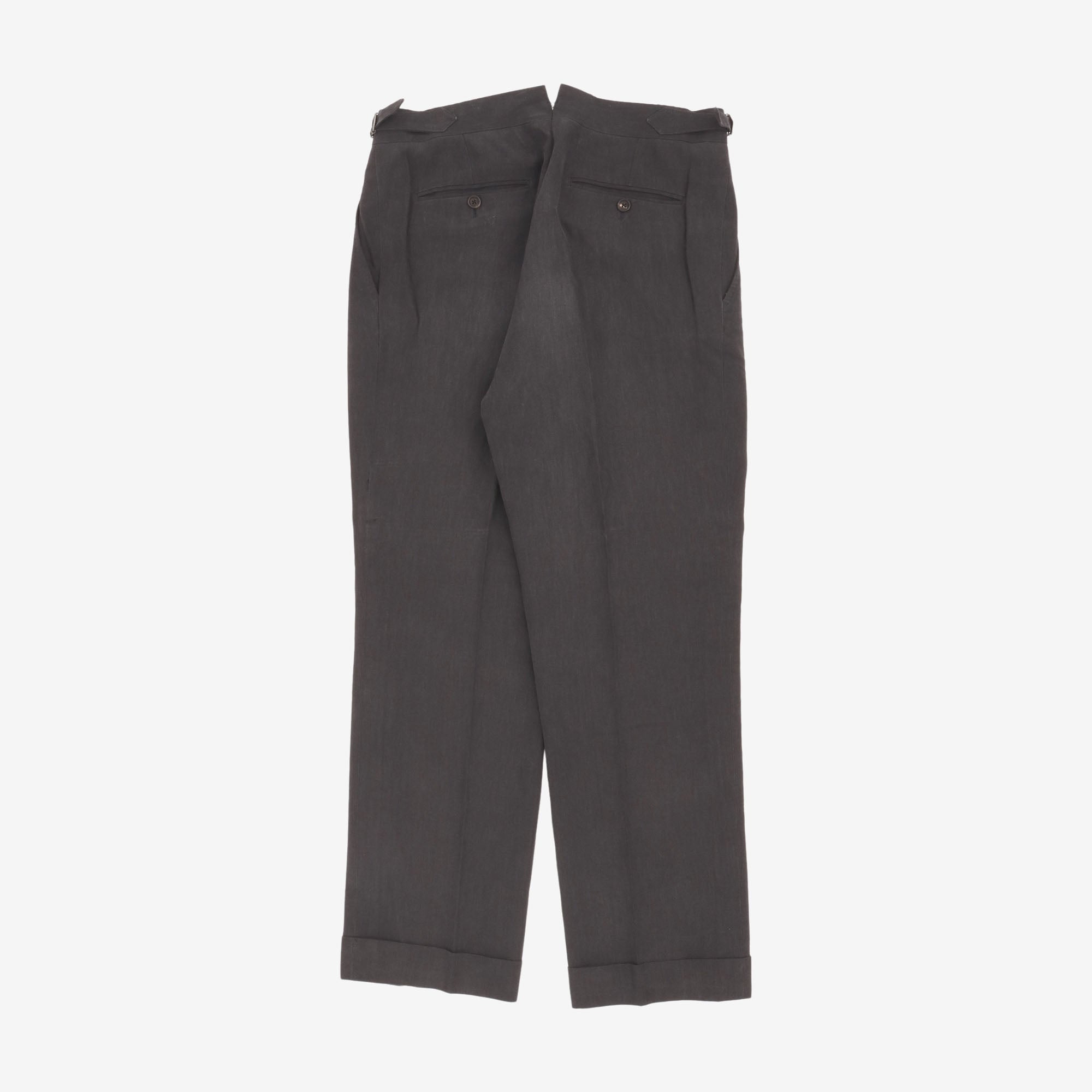 MTM Linen Pleated Trousers (32W X 31L)