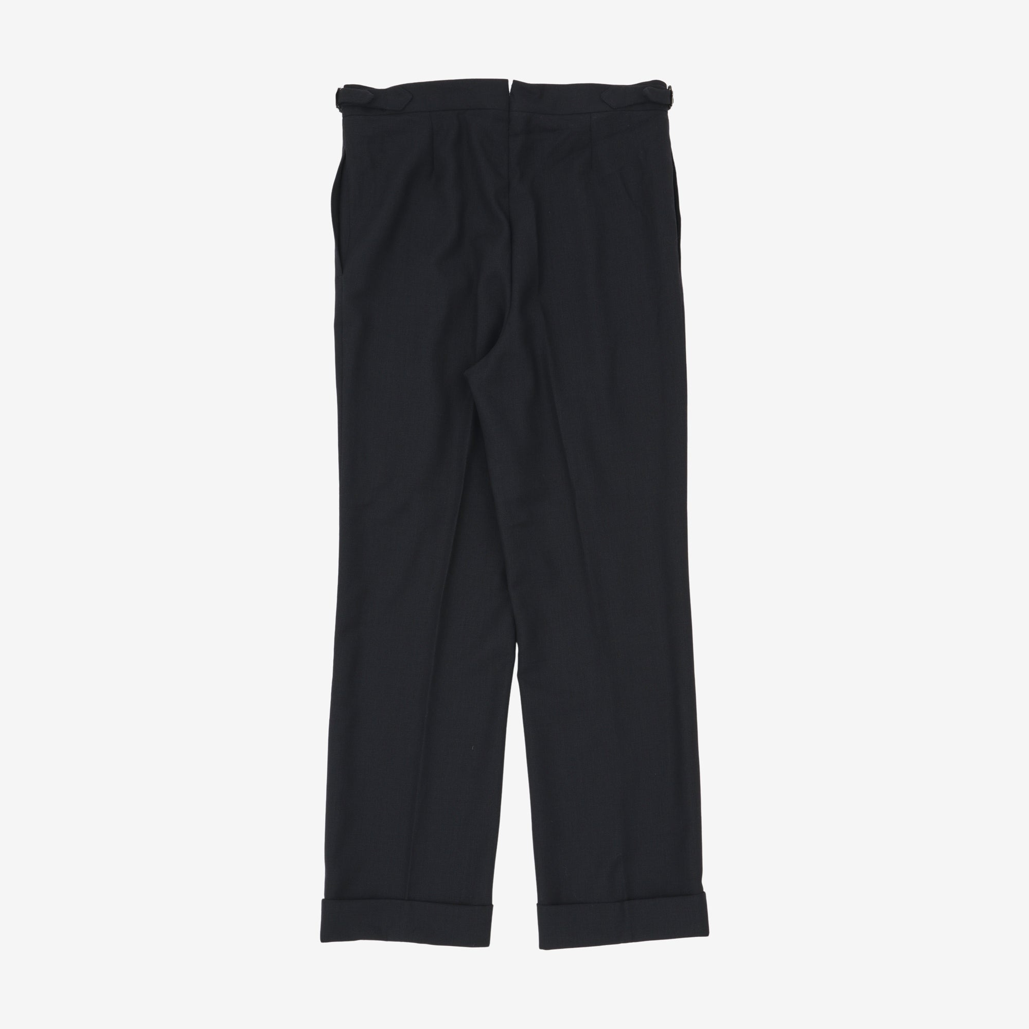 MTM Double Pleated Wool Trousers (32W X 30.5L)