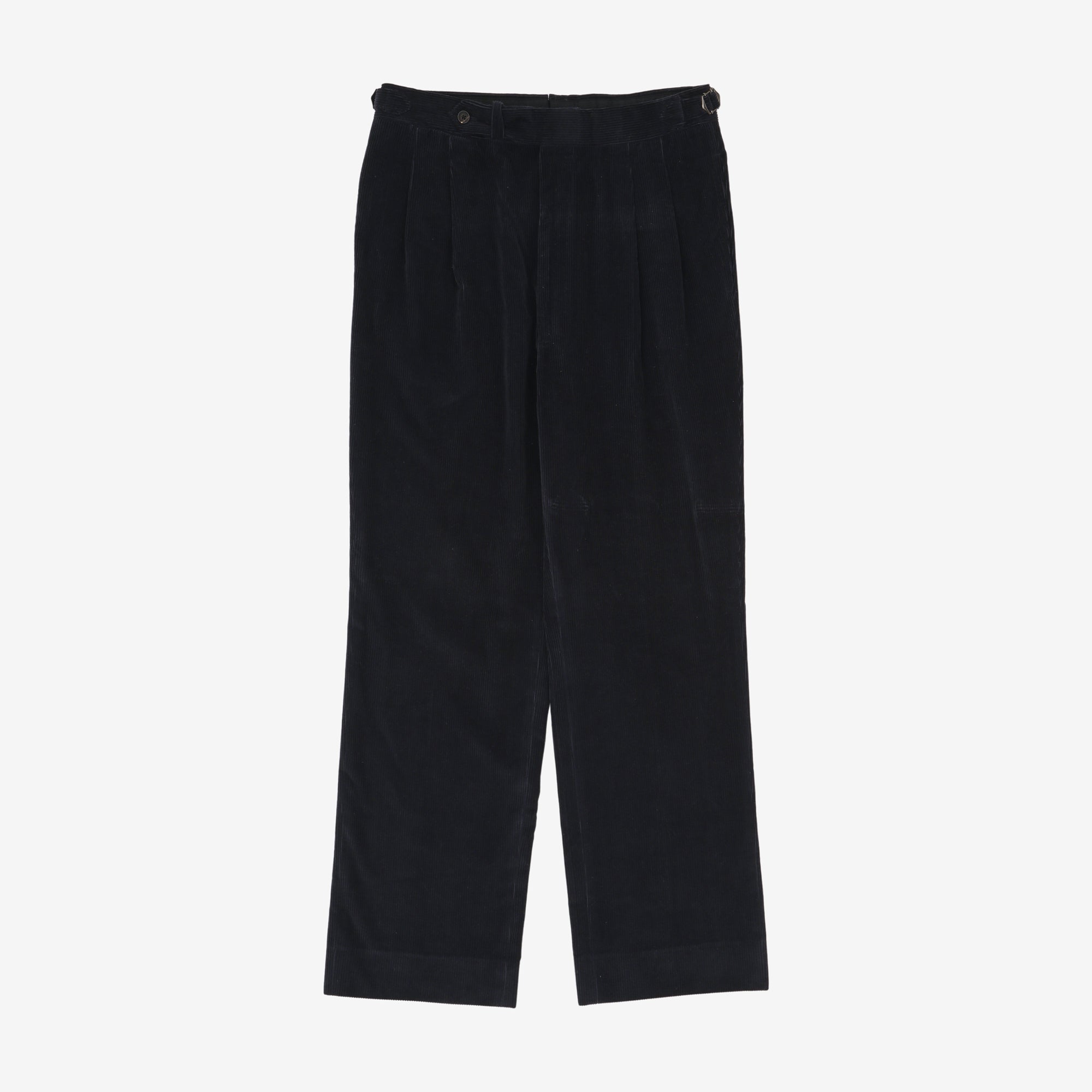 MTM Double Pleated Corduroy Trousers (32W X 31L)