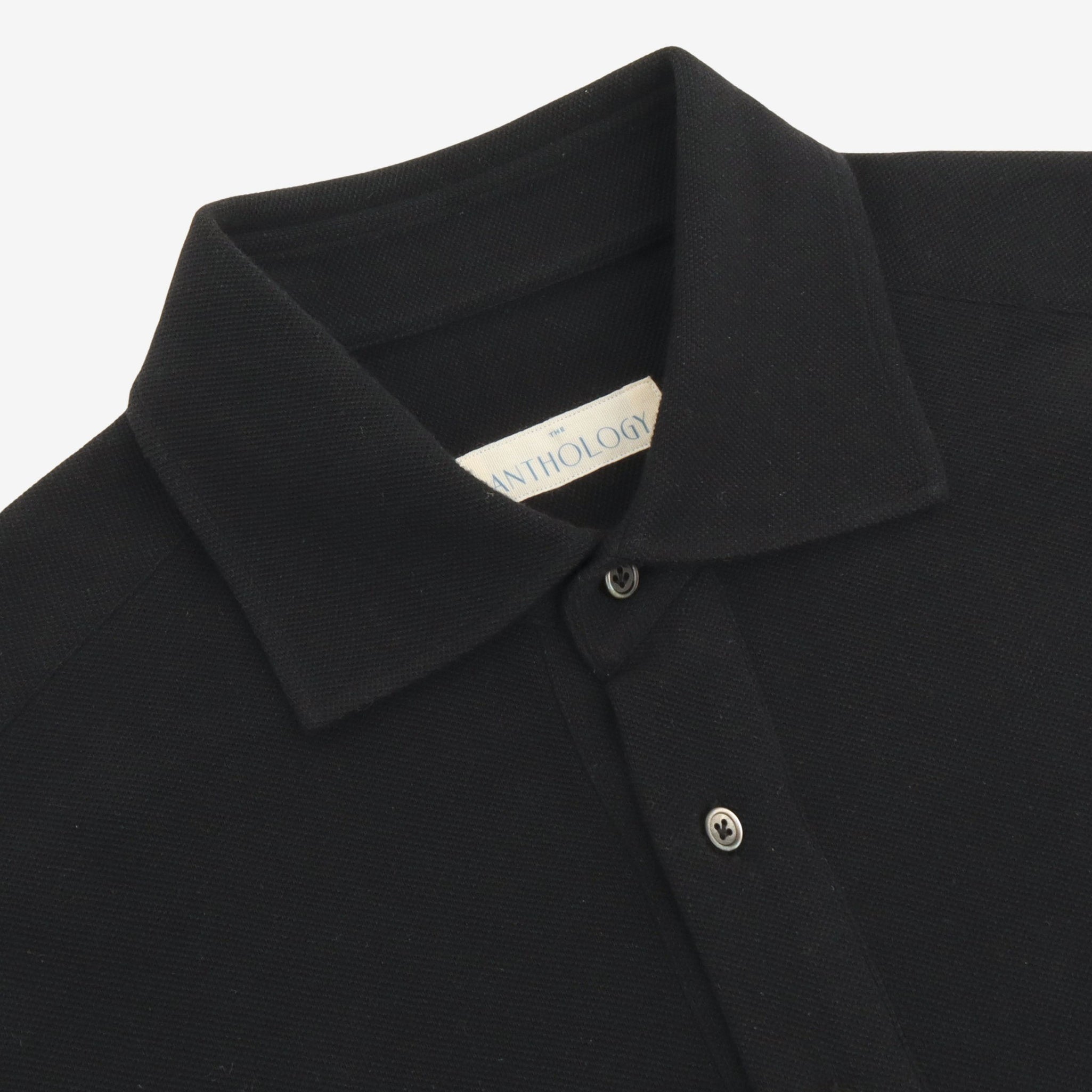 Pique Spread Collar Polo