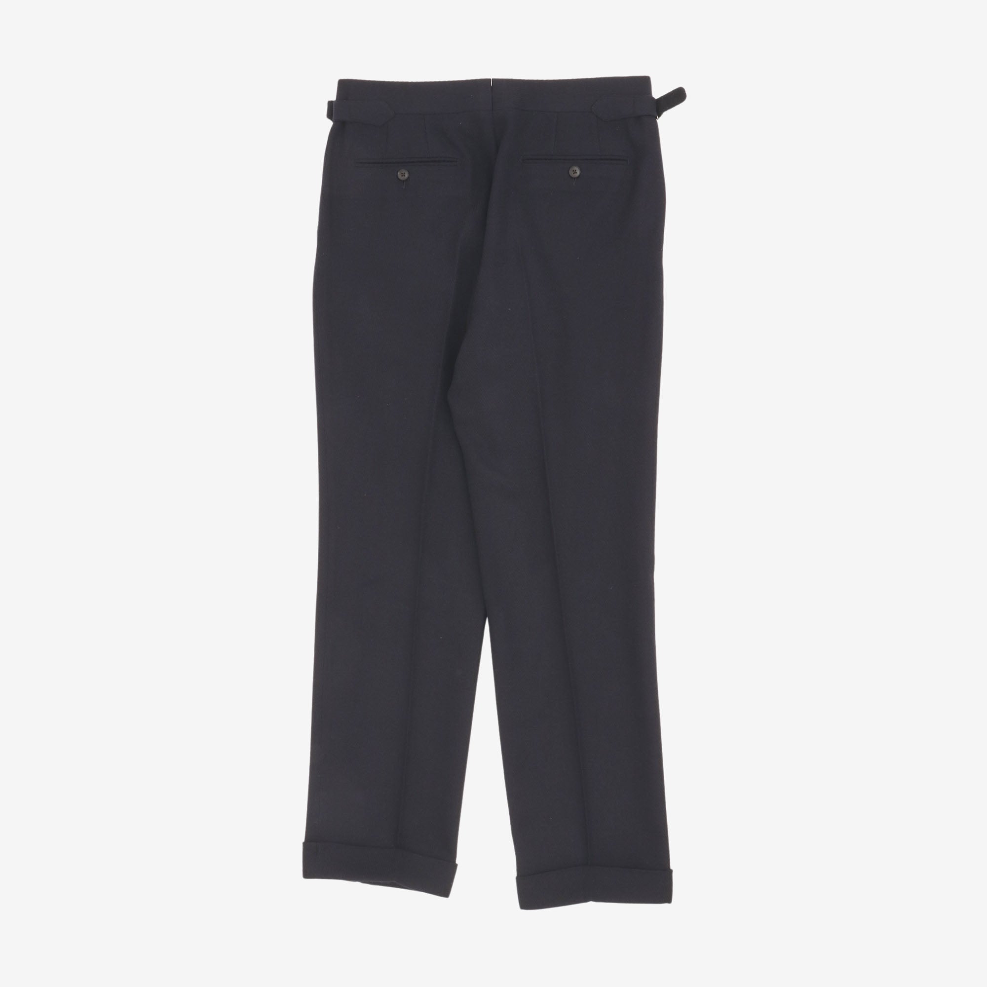 Wool Amo Pleated Trousers (32W X 31L)