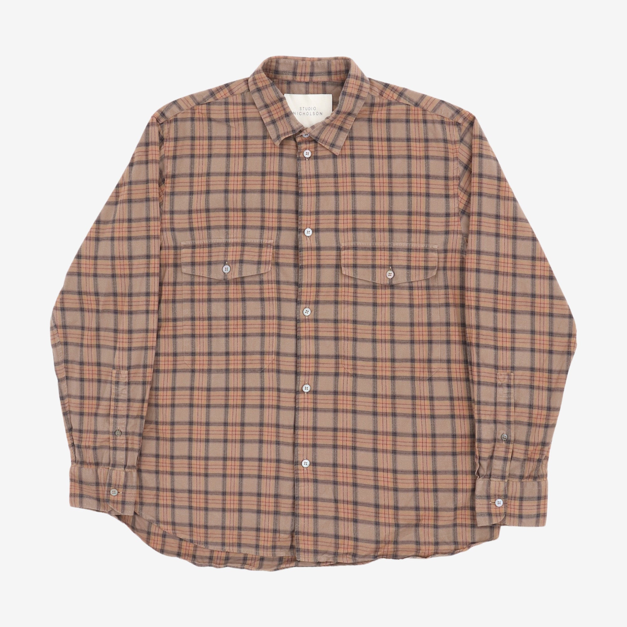 Waters Brushed Check Shirt