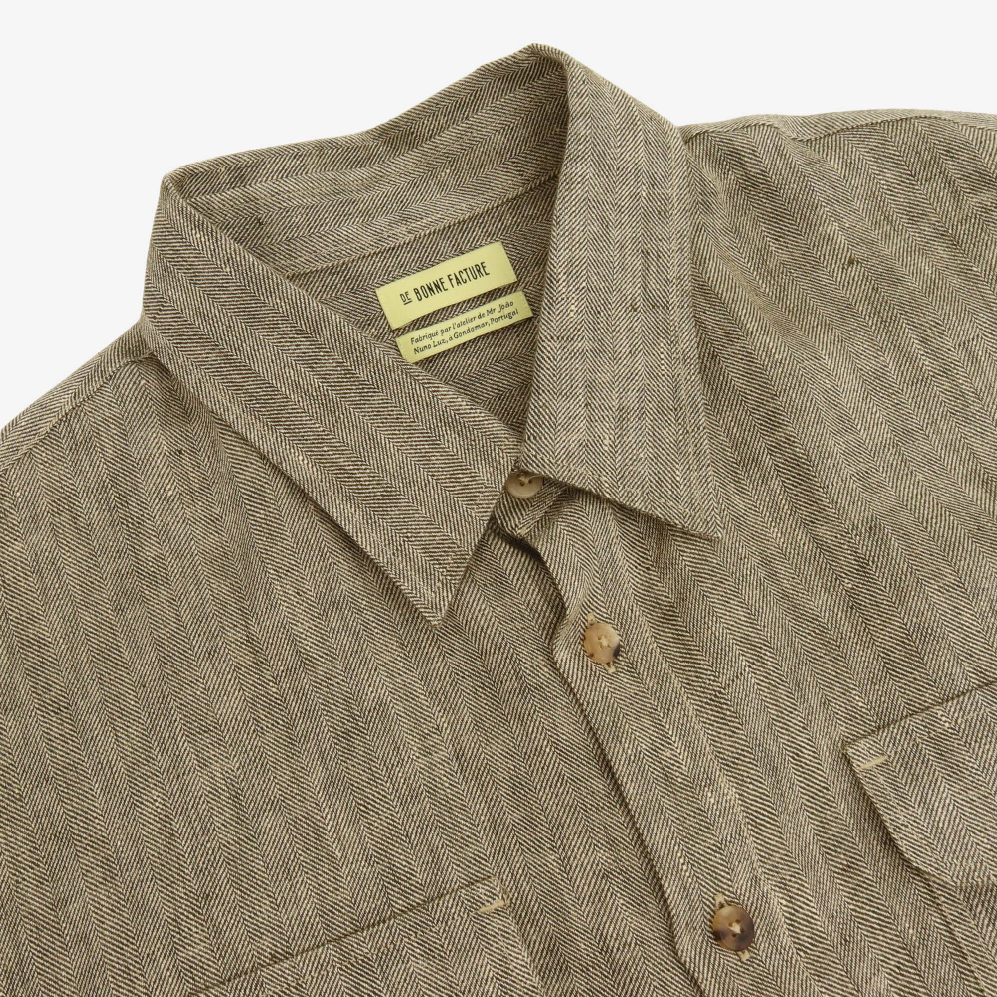 Two Pocket Linen Overshirt