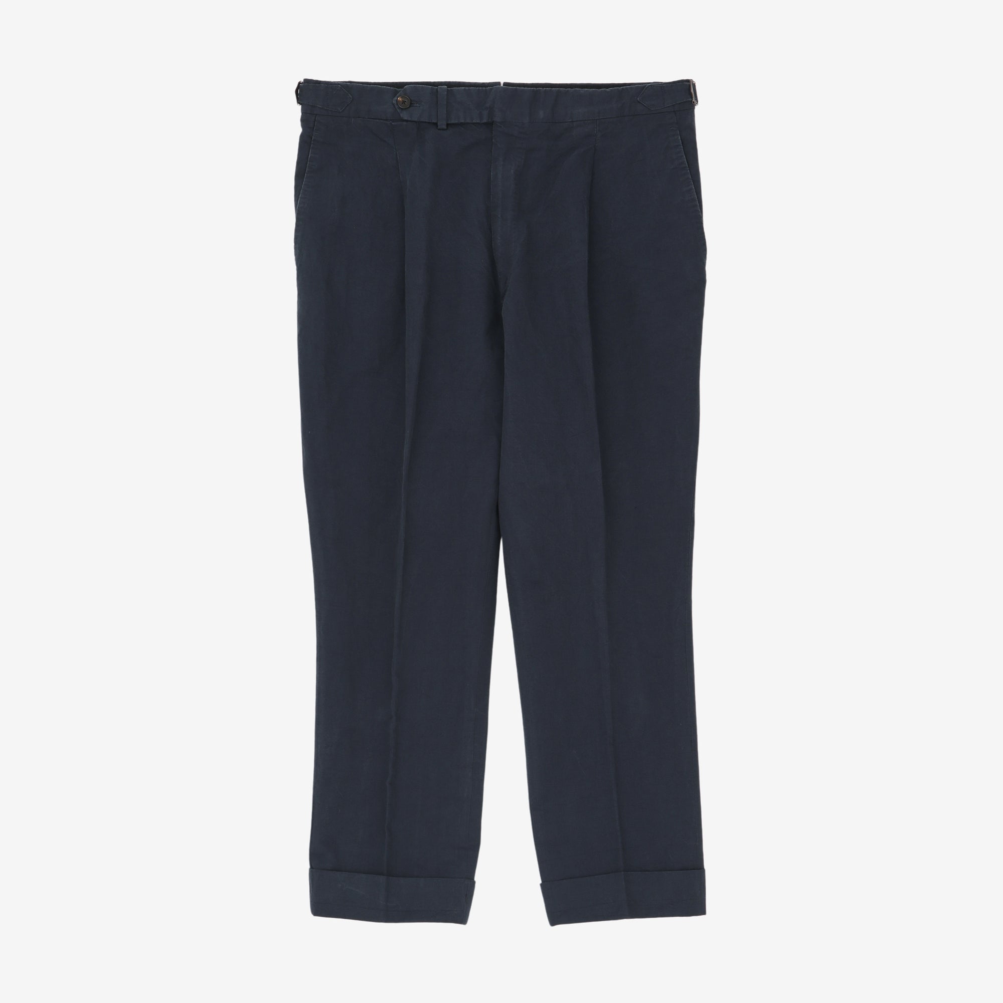 Pleated Cotton Chinos (34W X 26L)