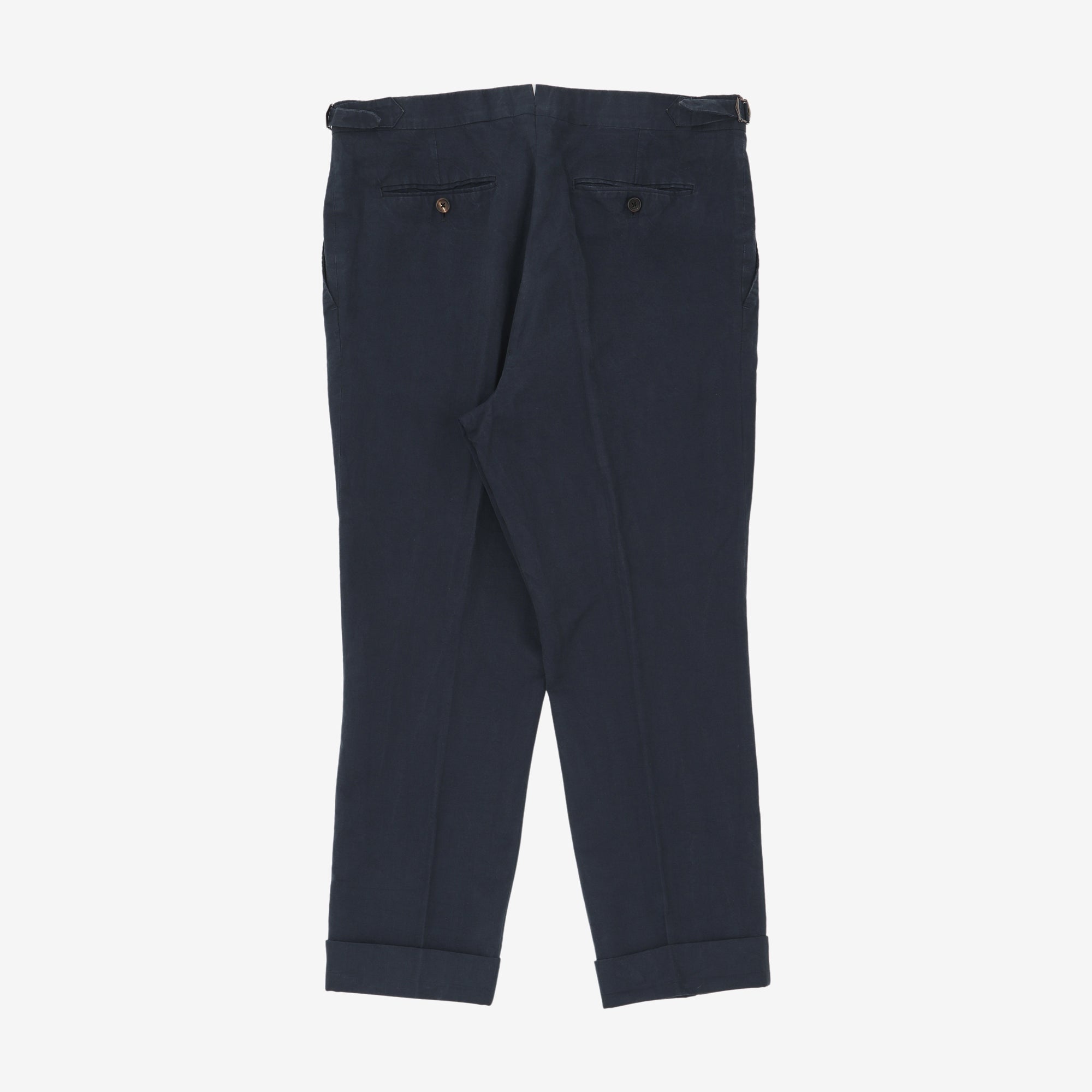 Pleated Cotton Chinos (34W X 26L)