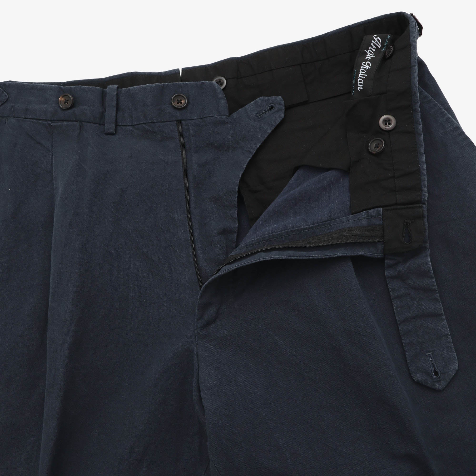 Pleated Cotton Chinos (34W X 26L)