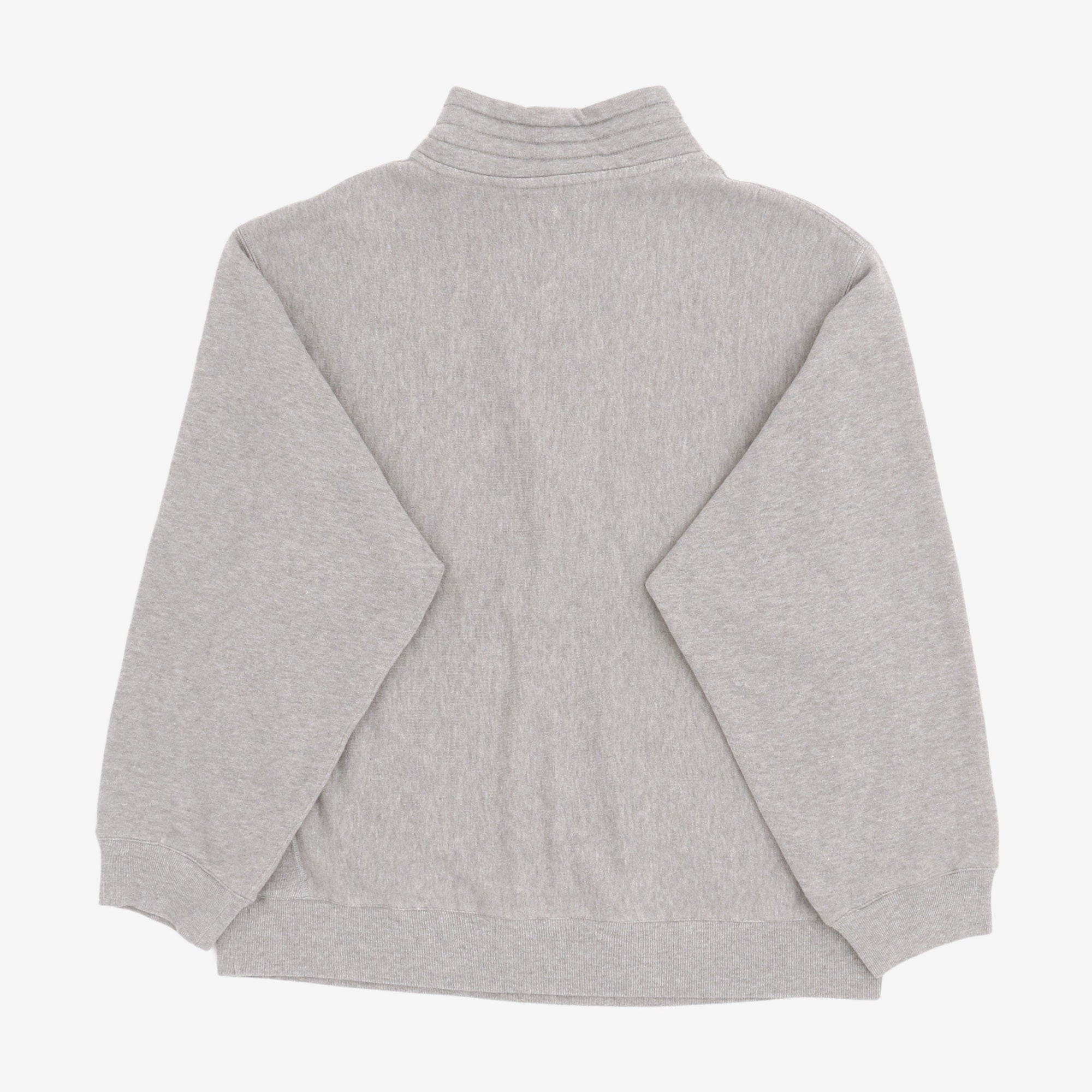 Zipper High Neck Pullover