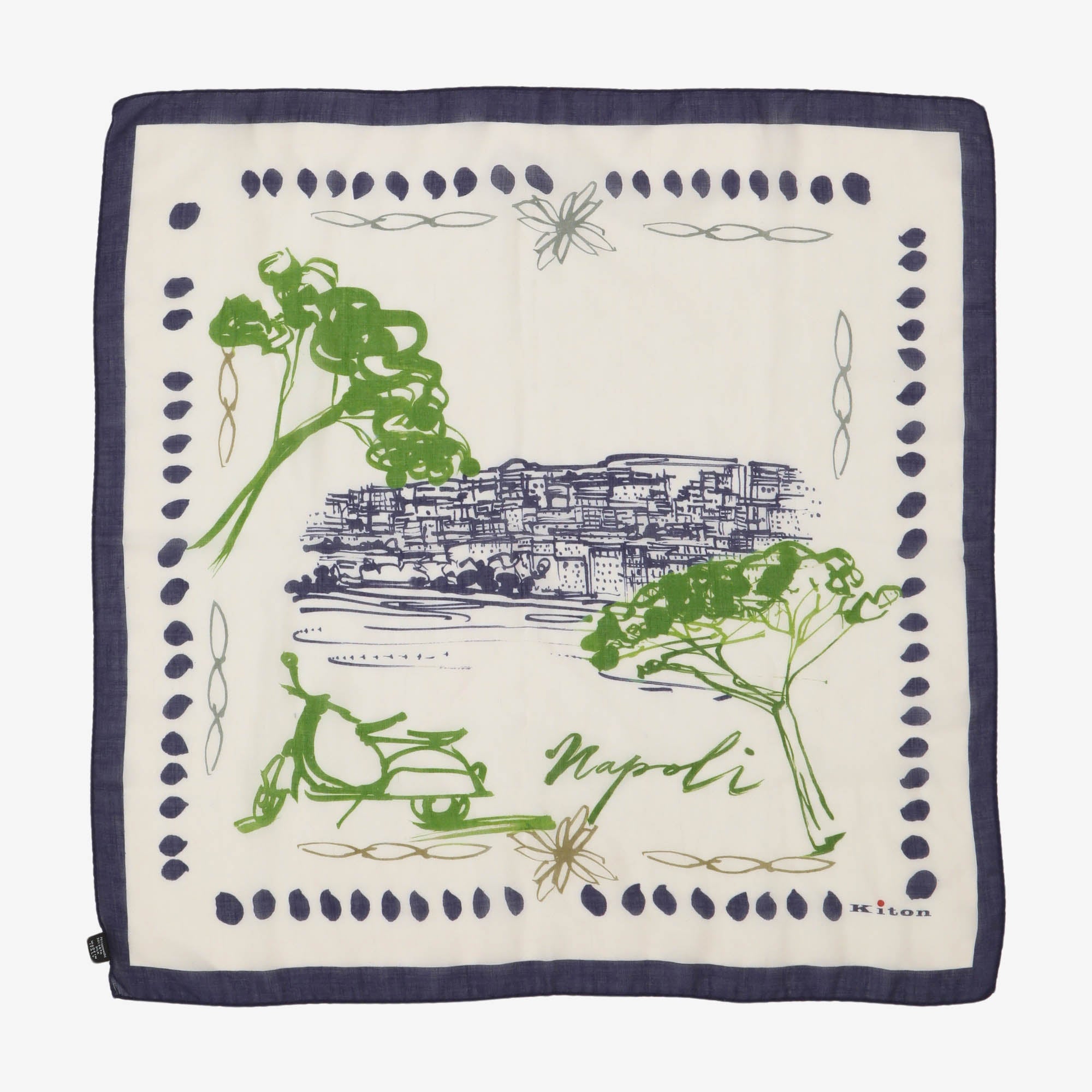 Silk Cashmere Square Scarf
