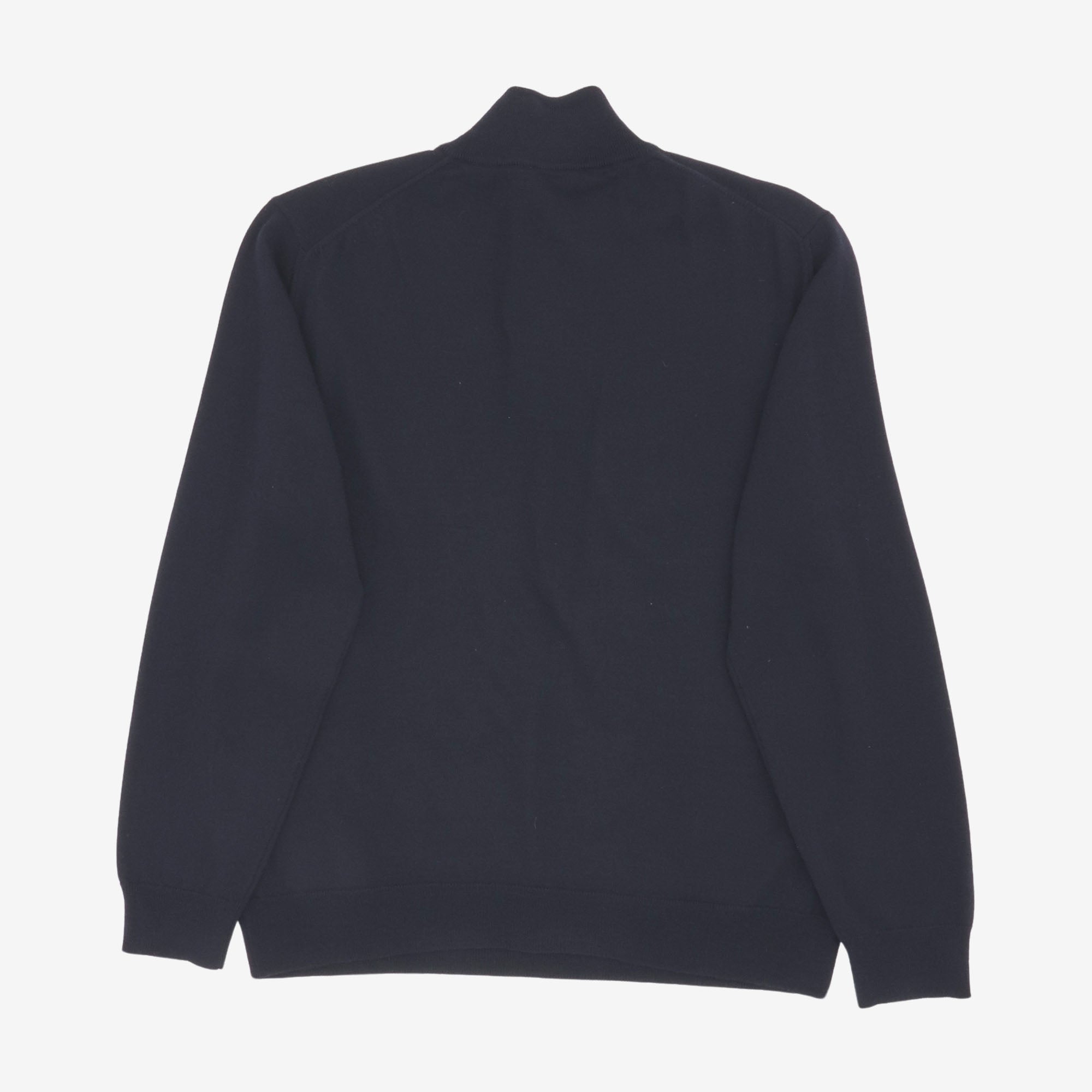 Merino Wool Quarter Zip Sweater