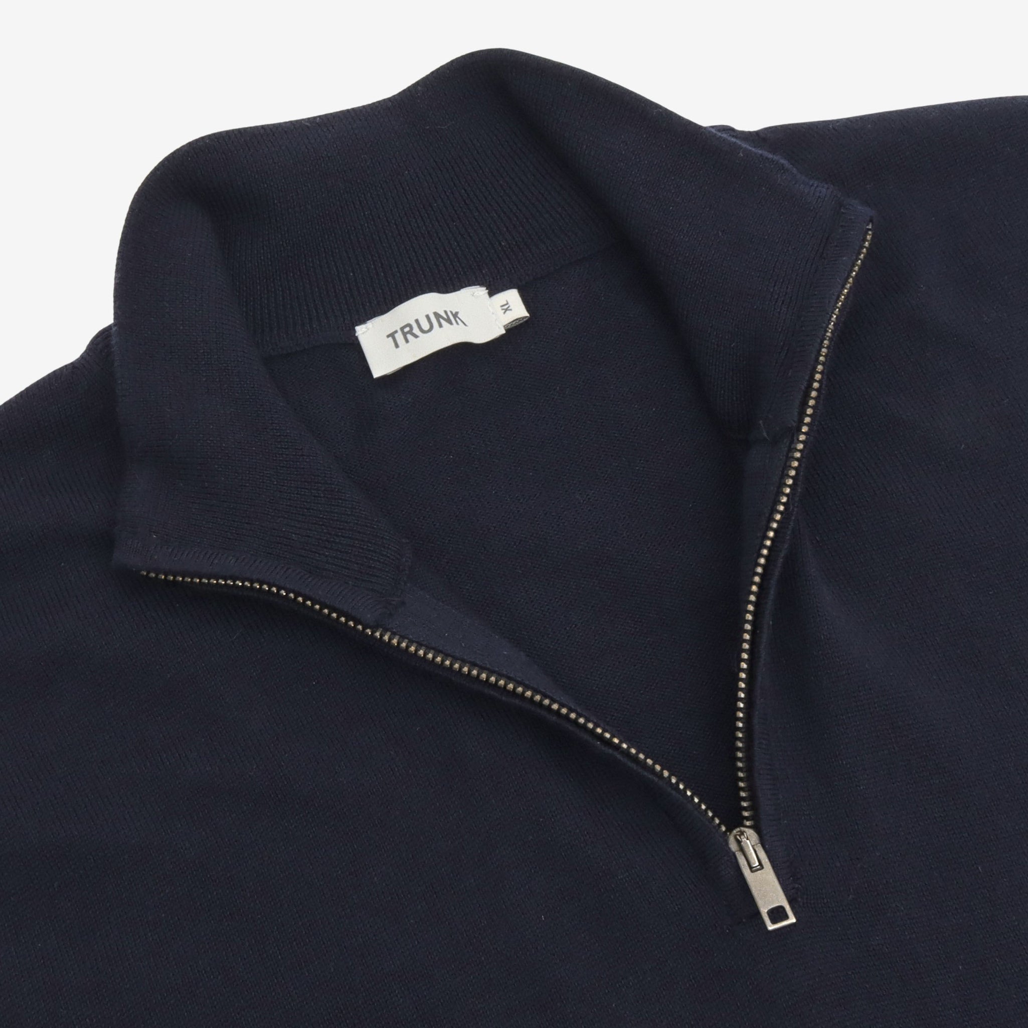 Merino Wool Quarter Zip Sweater