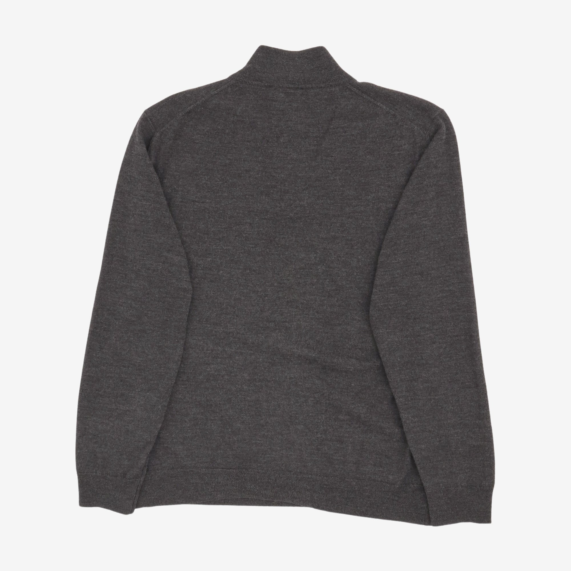 Merino Wool Quarter Zip Sweater