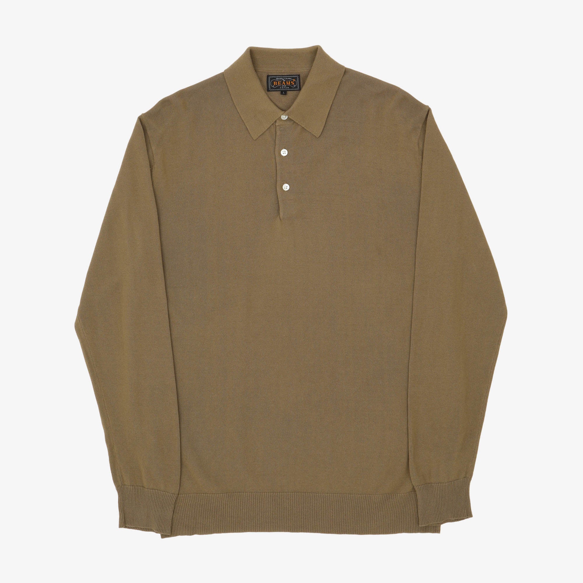 12G Knit LS Polo