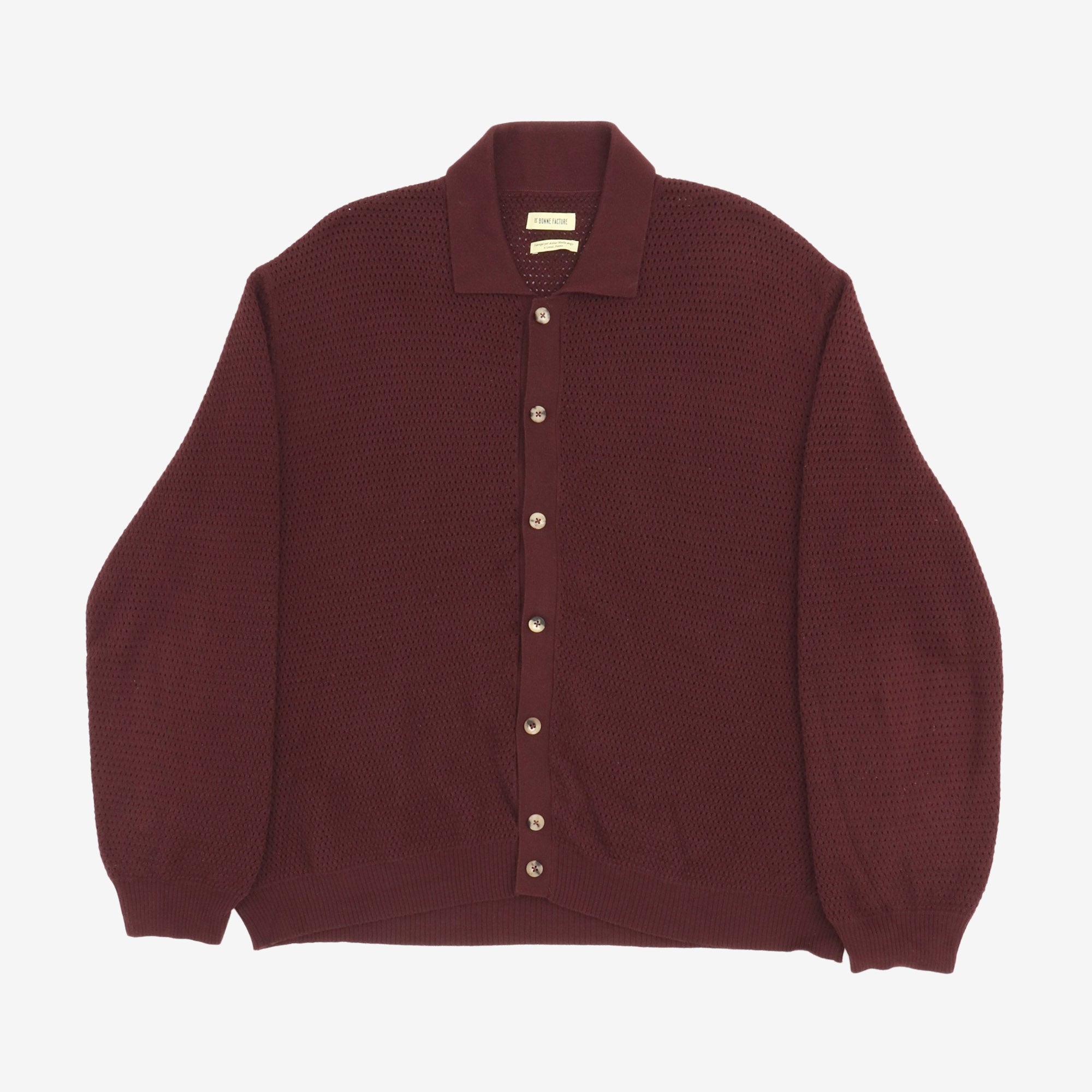 Honeycomb Knit Cardigan