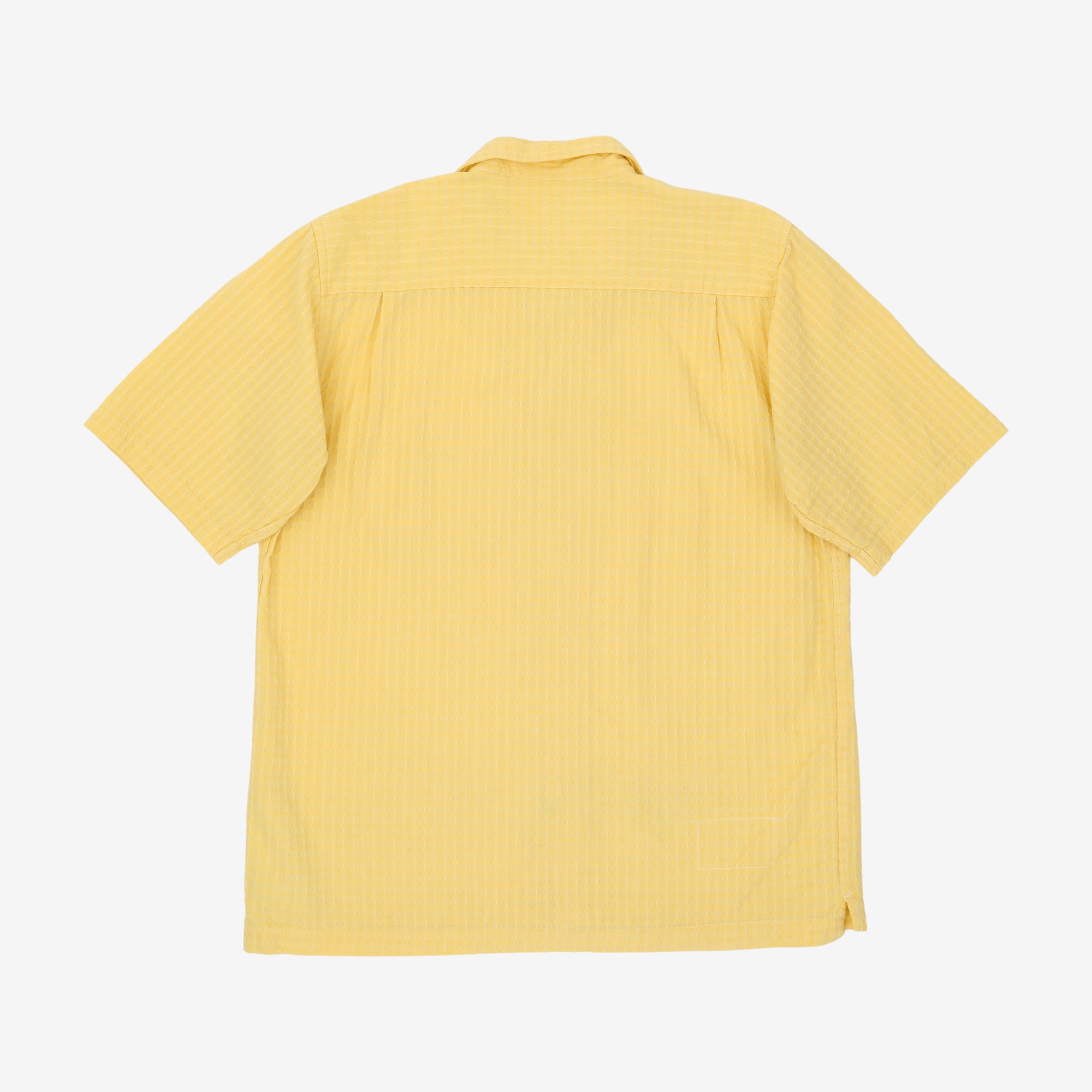 Textured Camp Collar Shirt