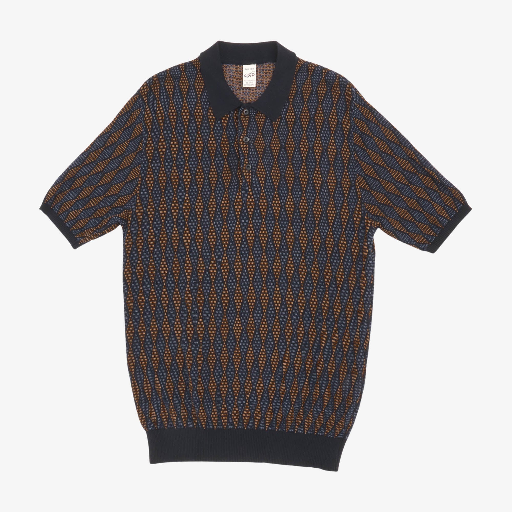 Maglificio Diamond Knit Polo