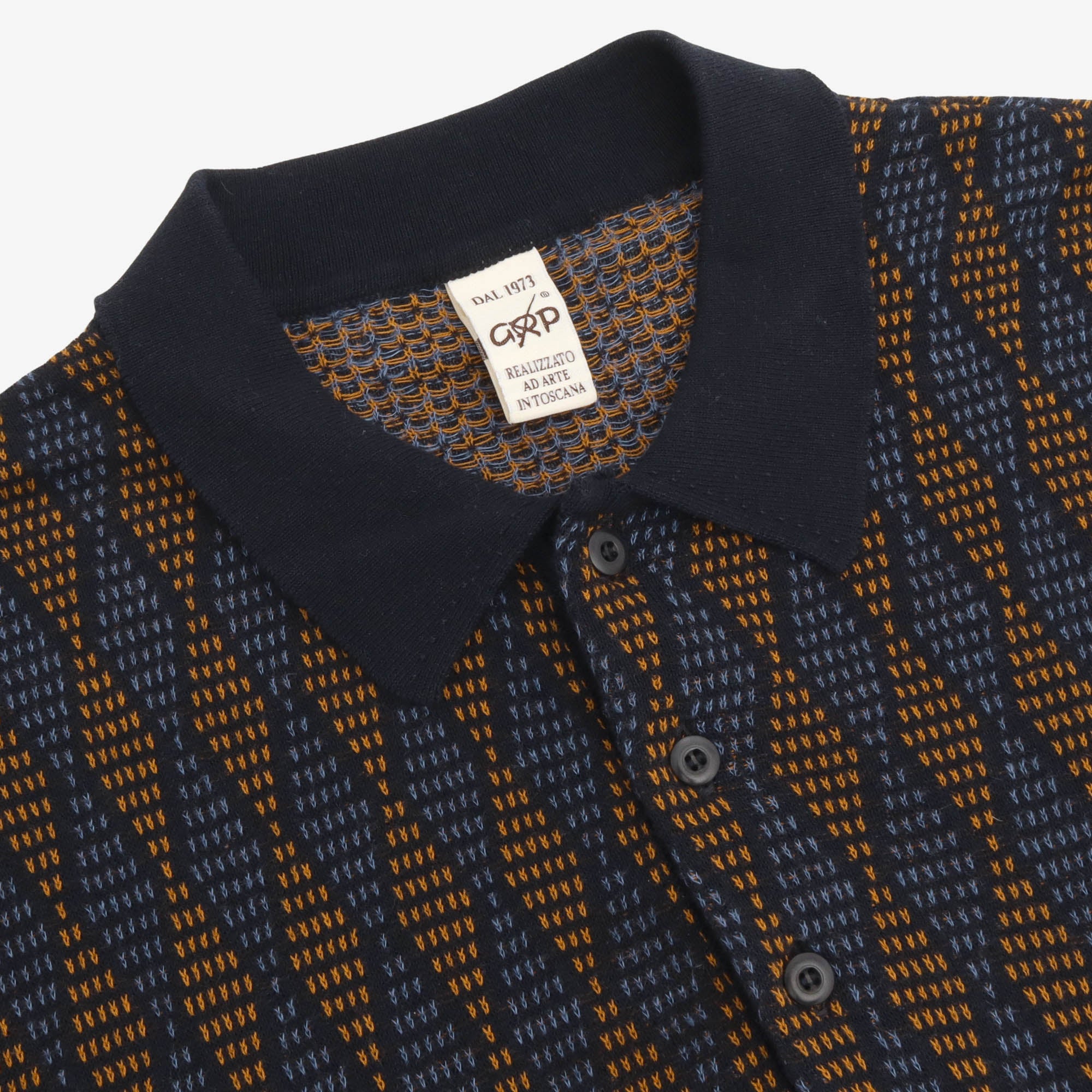 Maglificio Diamond Knit Polo