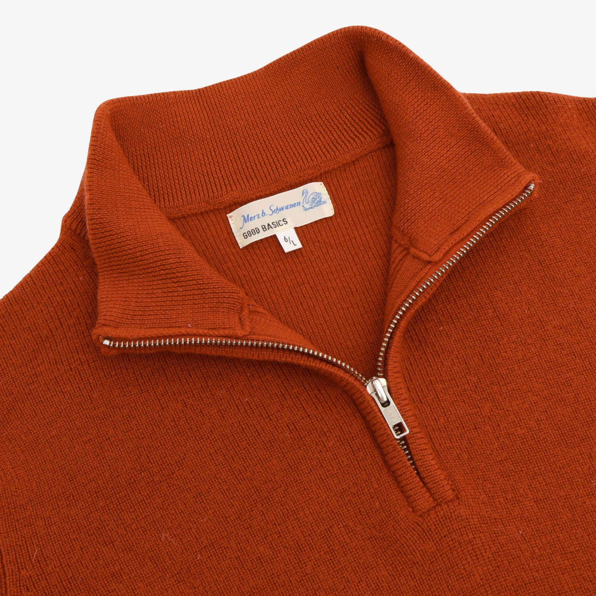 Virgin Wool Quarter Zip Pullover